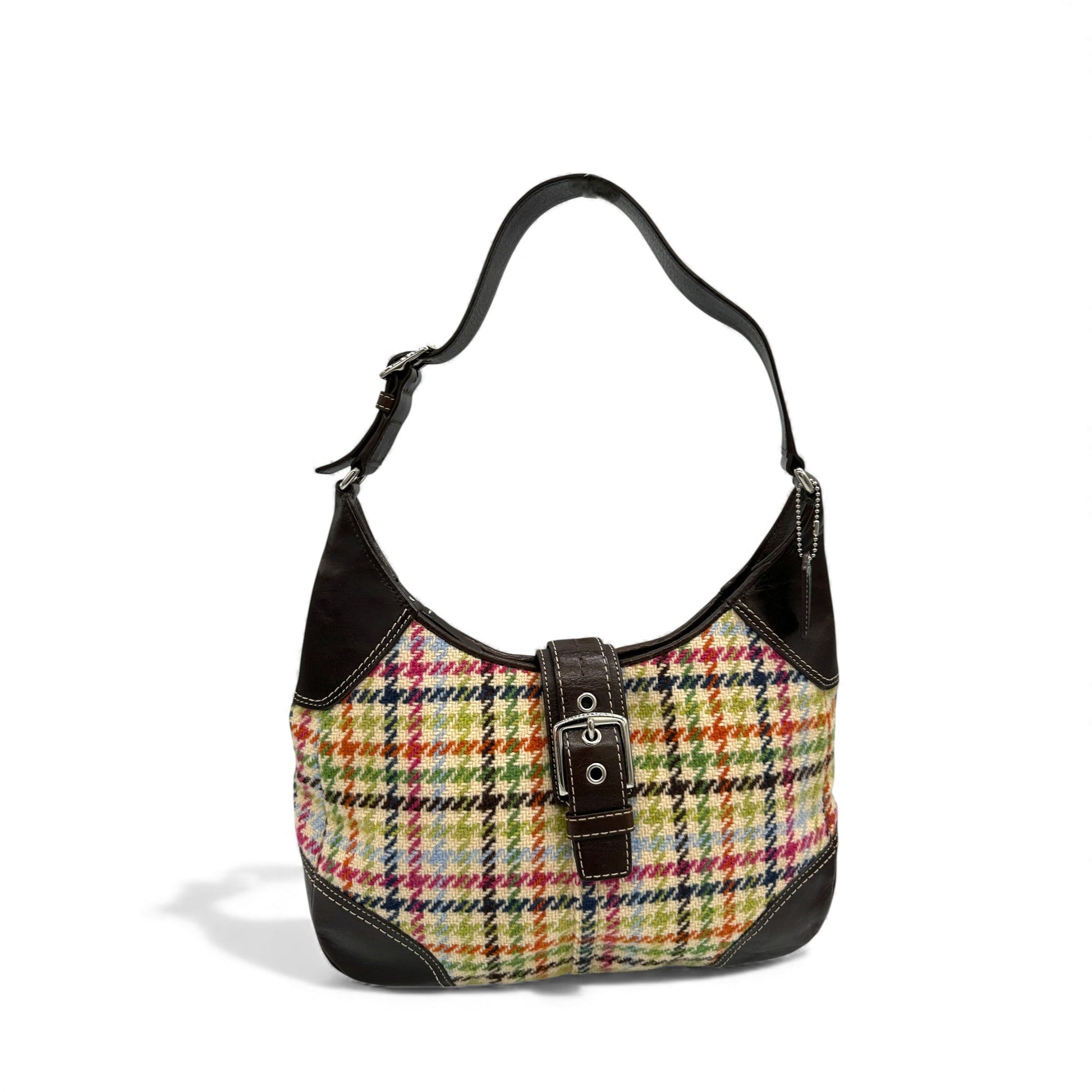 Vintage Coach F12631 Hampton Tattersall Shoulder Bag - Thanks it's Vintage