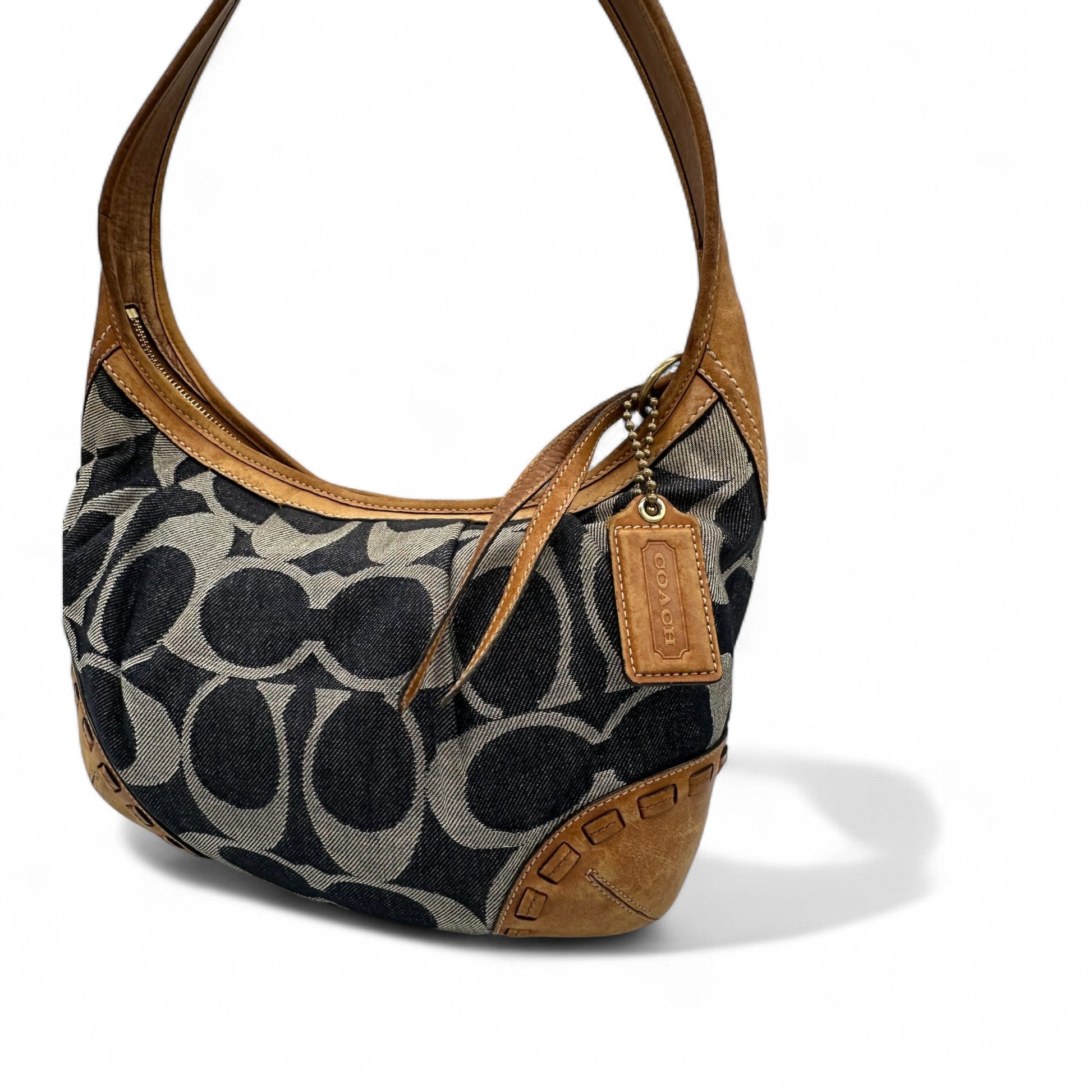 Vintage Coach F12748 Denim Ergo Shoulder Bag - Thanks it's Vintage