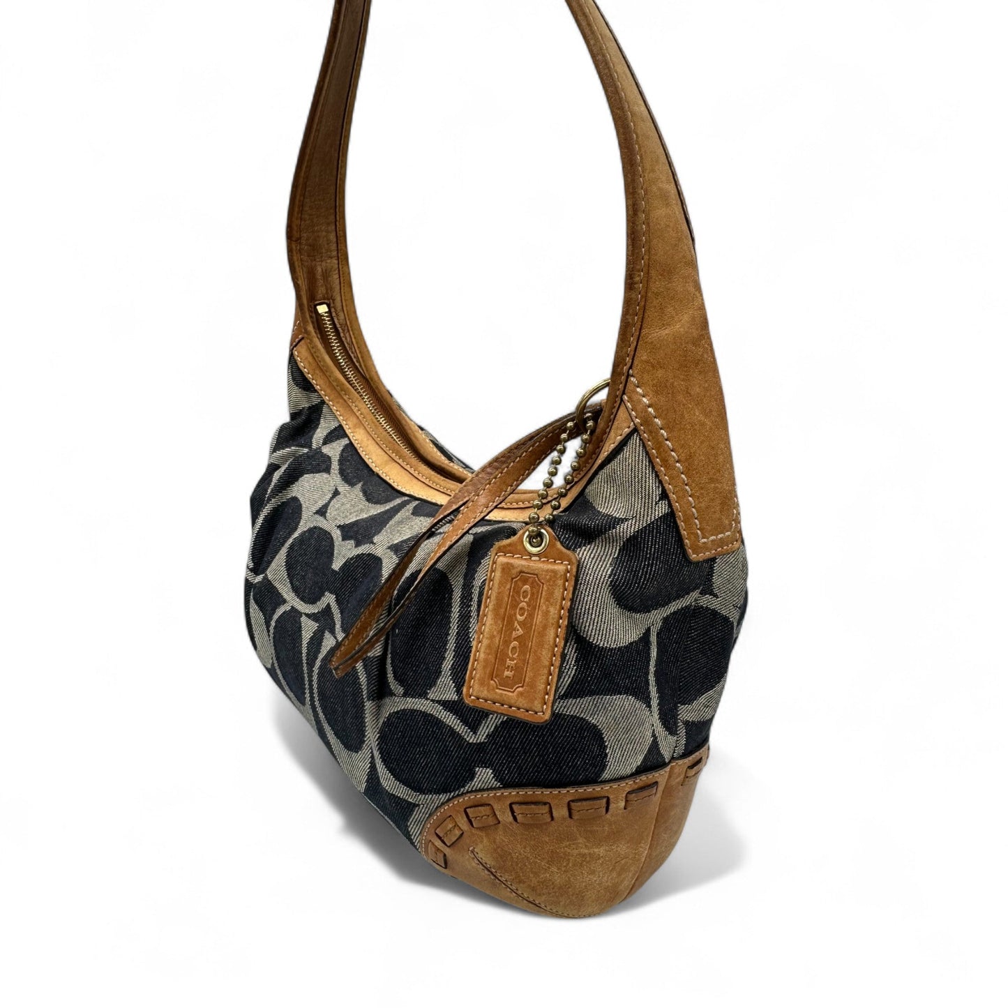 Vintage Coach F12748 Denim Ergo Shoulder Bag - Thanks it's Vintage