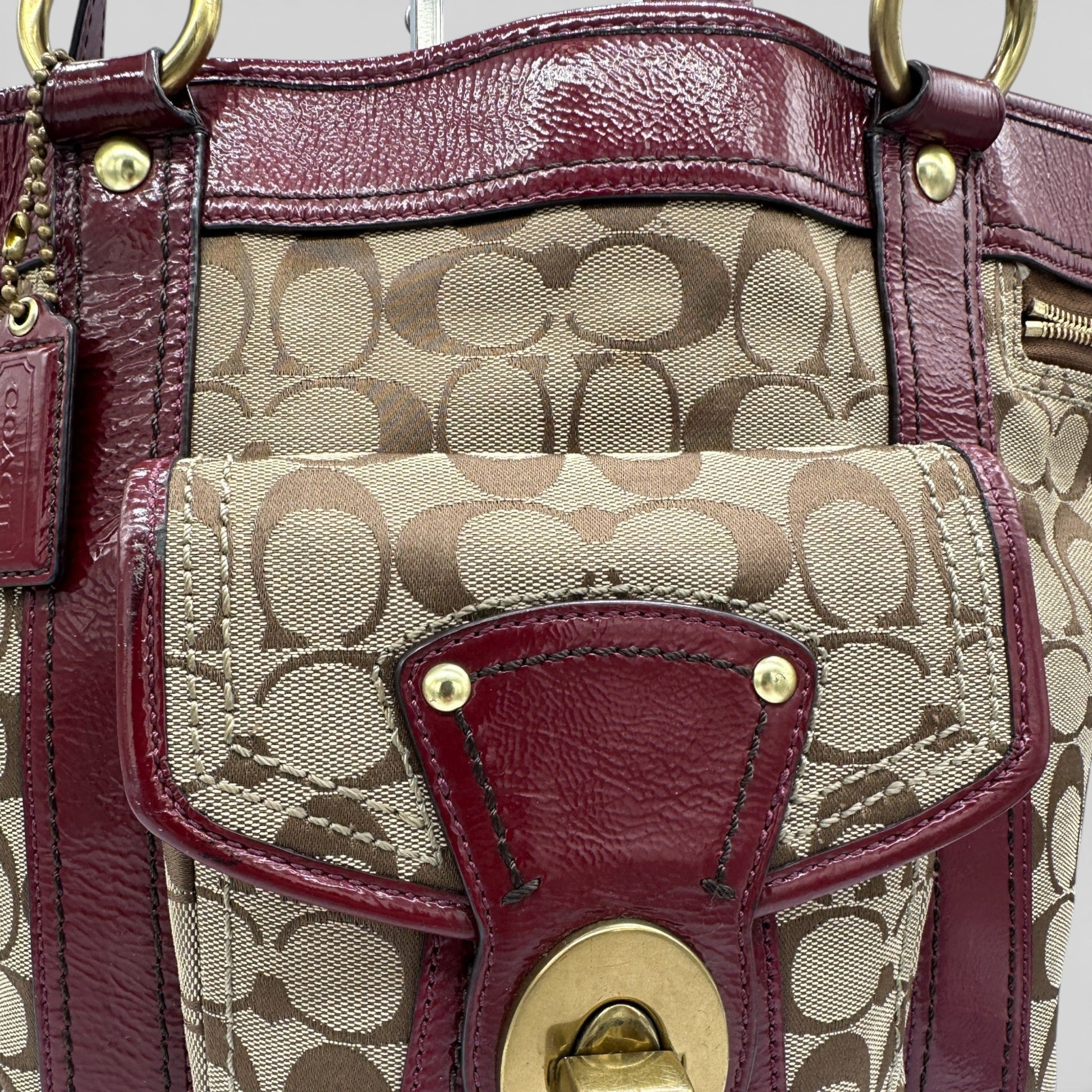 Vintage Coach F12889 Legacy Turnlock Handbag - Thanks it's Vintage