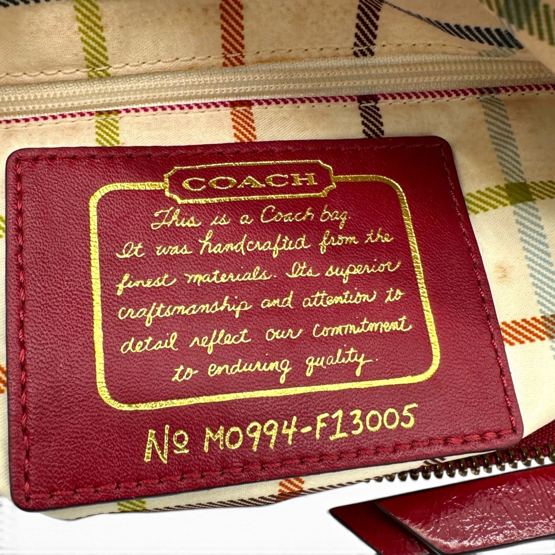 Vintage Coach F13005 Tote Shoulder Bag - Thanks it's Vintage
