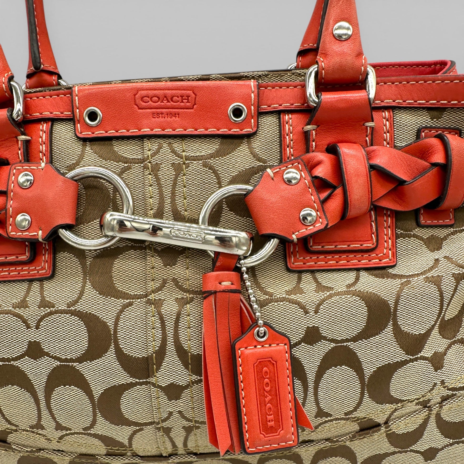 Vintage Coach F13065 Hampton Clip Handbag - Thanks it's Vintage