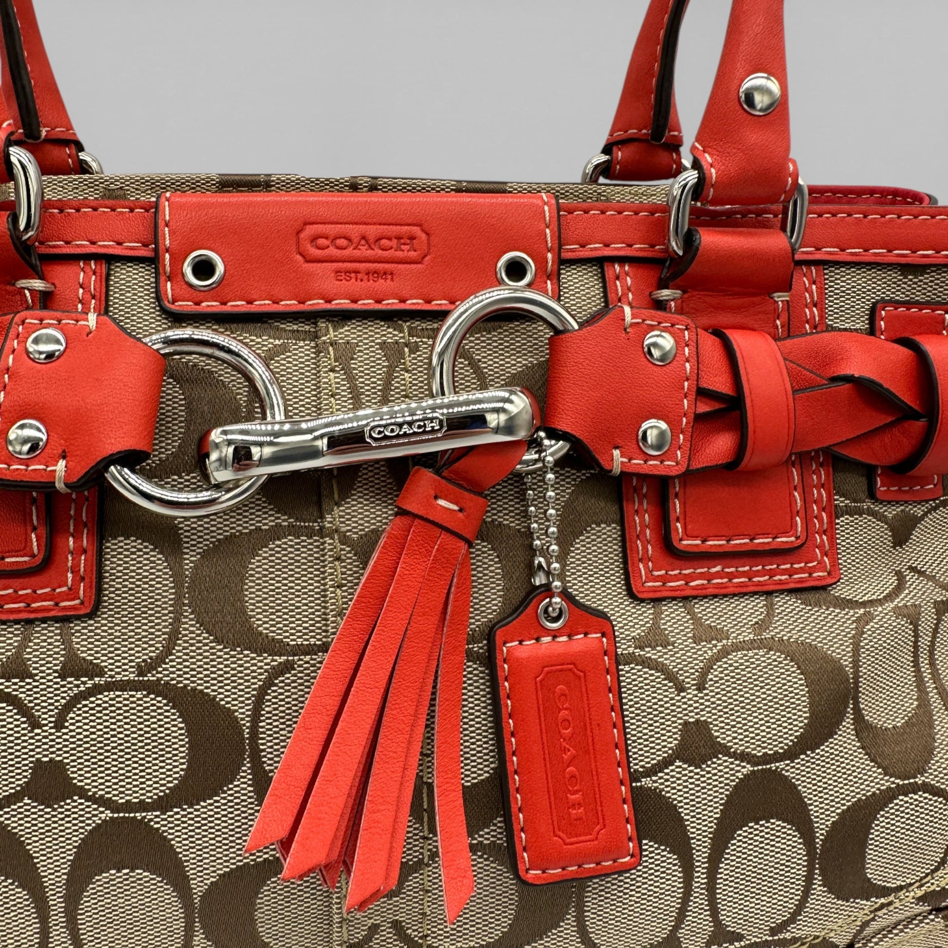 Vintage Coach F13065 Hampton Clip Handbag - Thanks it's Vintage