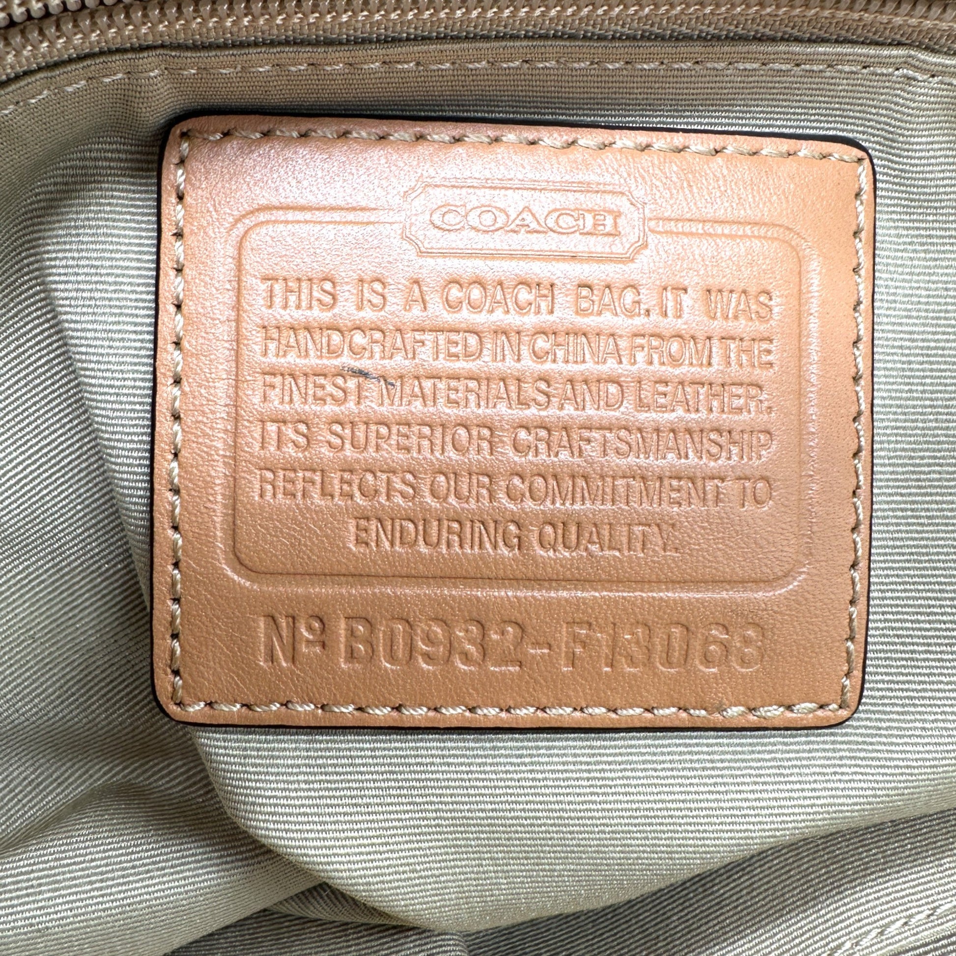 Vintage Coach F13068 Hampton Clip Handbag - Thanks it's Vintage