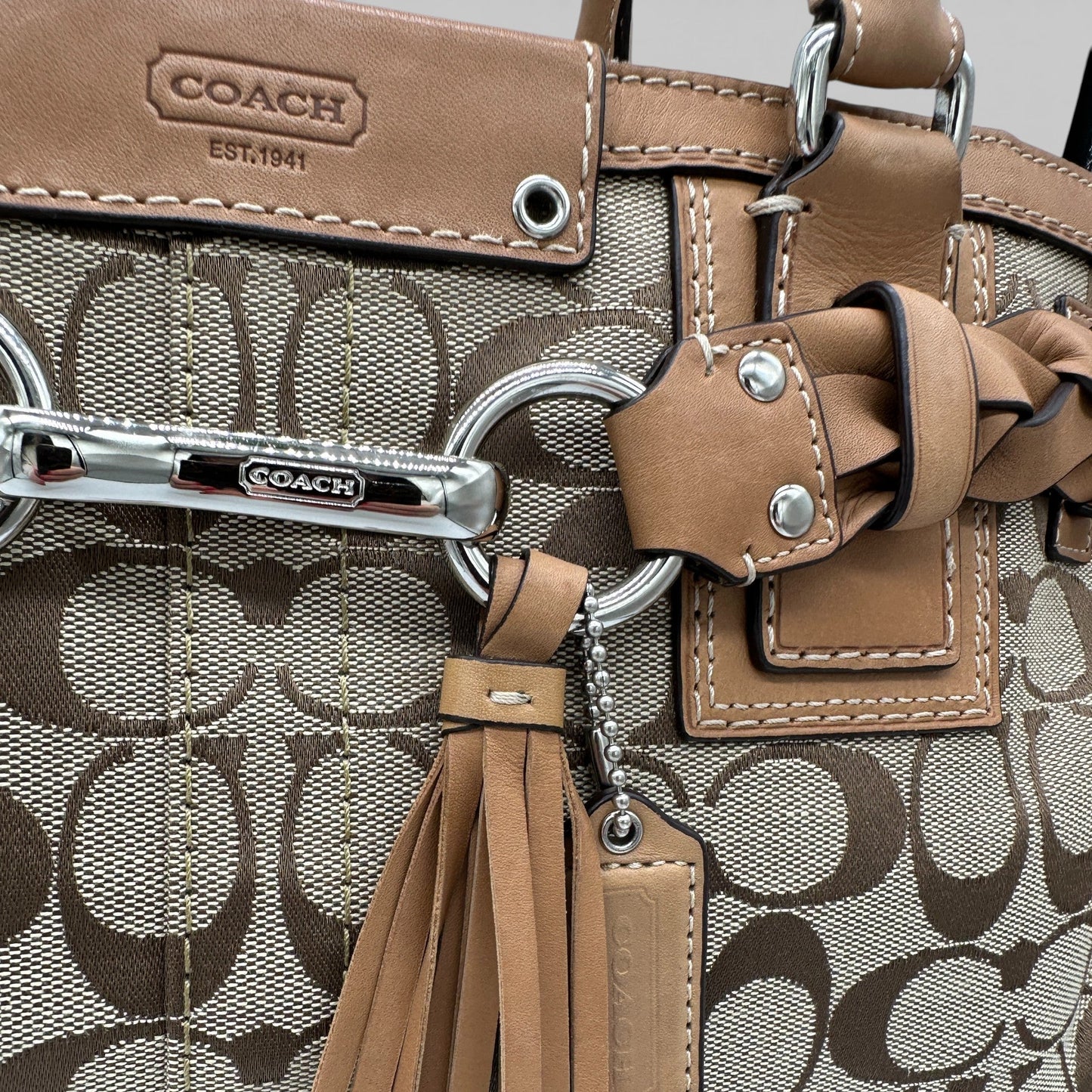 Vintage Coach F13068 Hampton Clip Handbag - Thanks it's Vintage