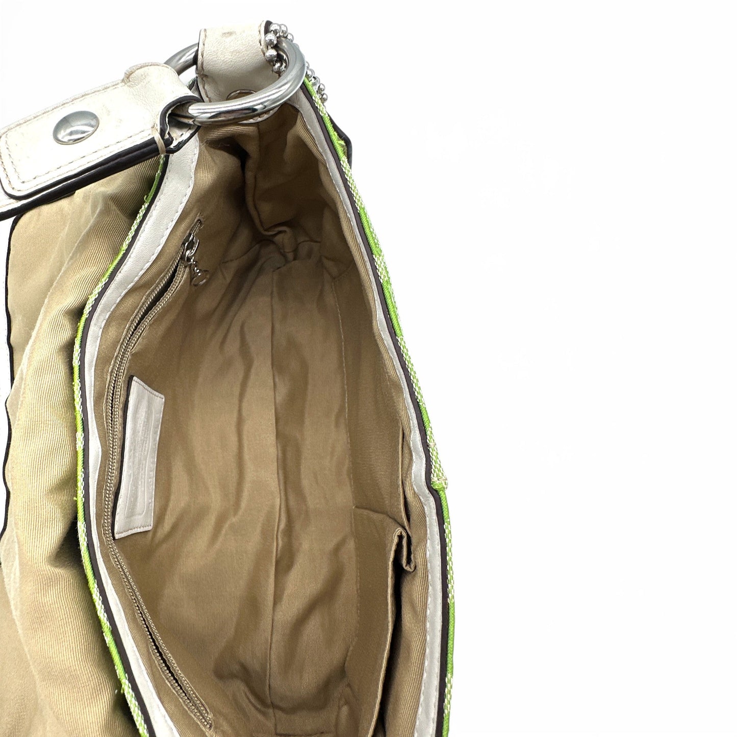 Vintage Coach F13113 Green Monogram Soho Shoulder Bag - Thanks it's Vintage