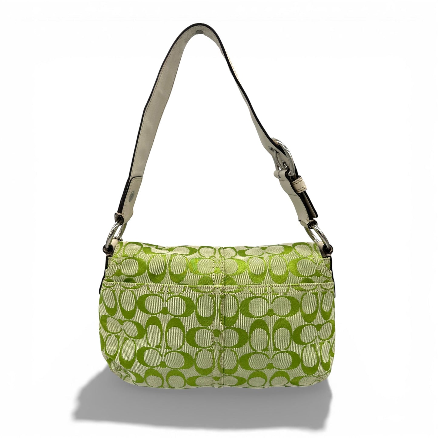 Vintage Coach F13113 Green Monogram Soho Shoulder Bag - Thanks it's Vintage