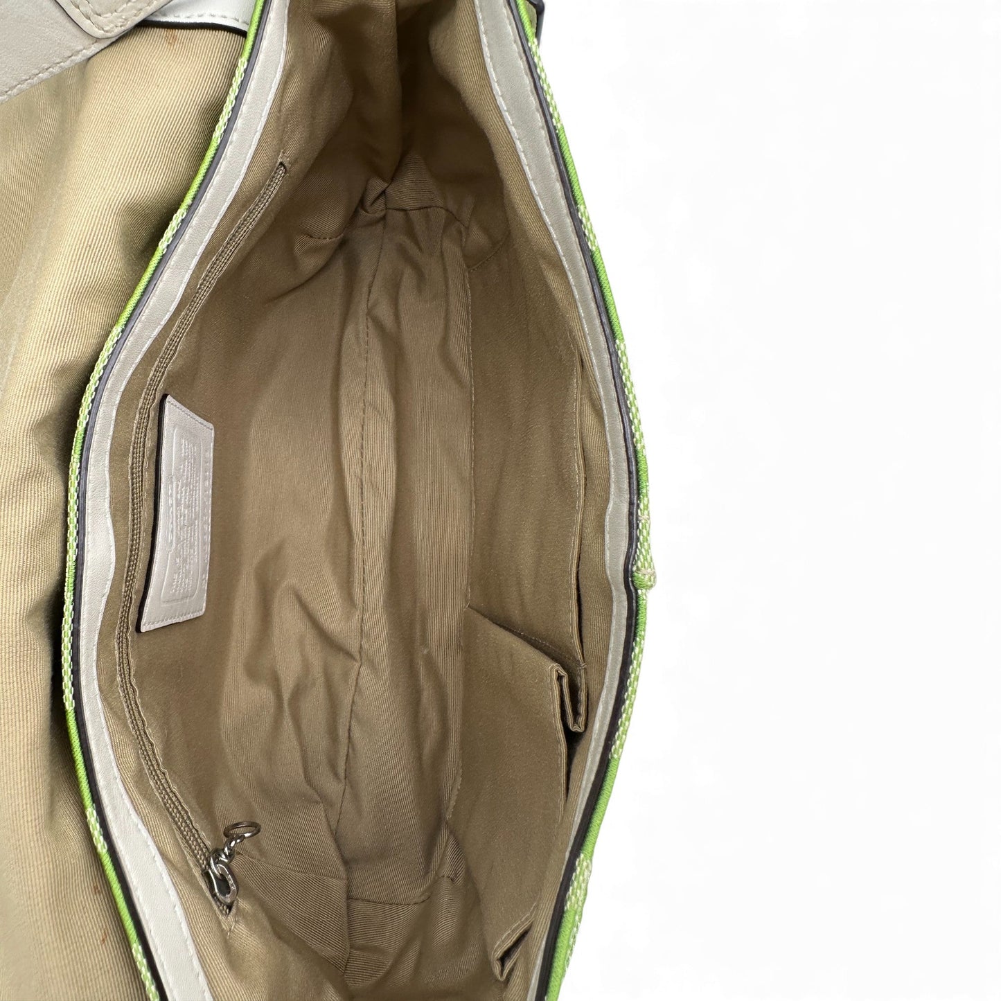 Vintage Coach F13113 Green Monogram Soho Shoulder Bag - Thanks it's Vintage