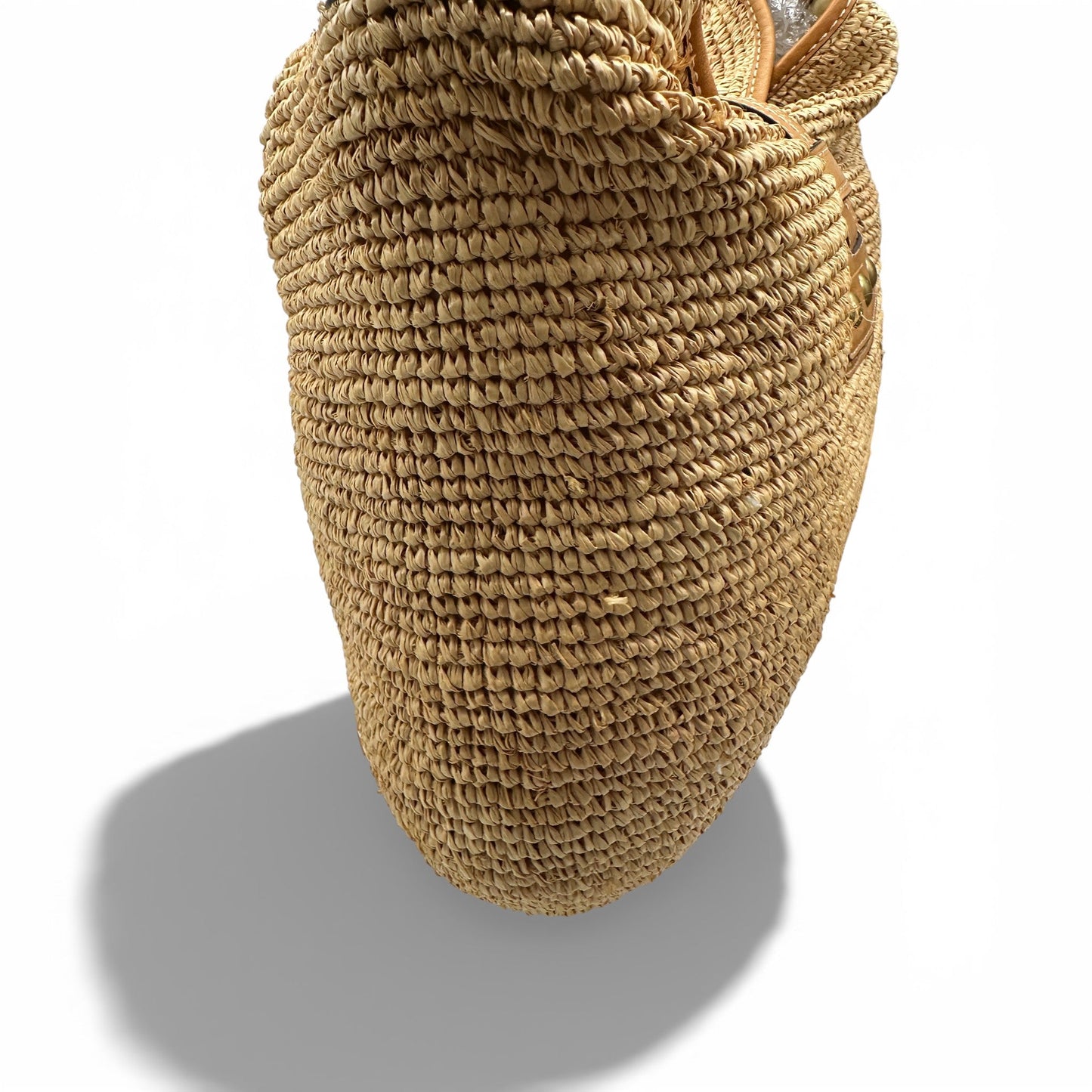 Vintage Coach F13374 Bleecker Millie Raffia Oversized Straw Bag - Thanks it's Vintage
