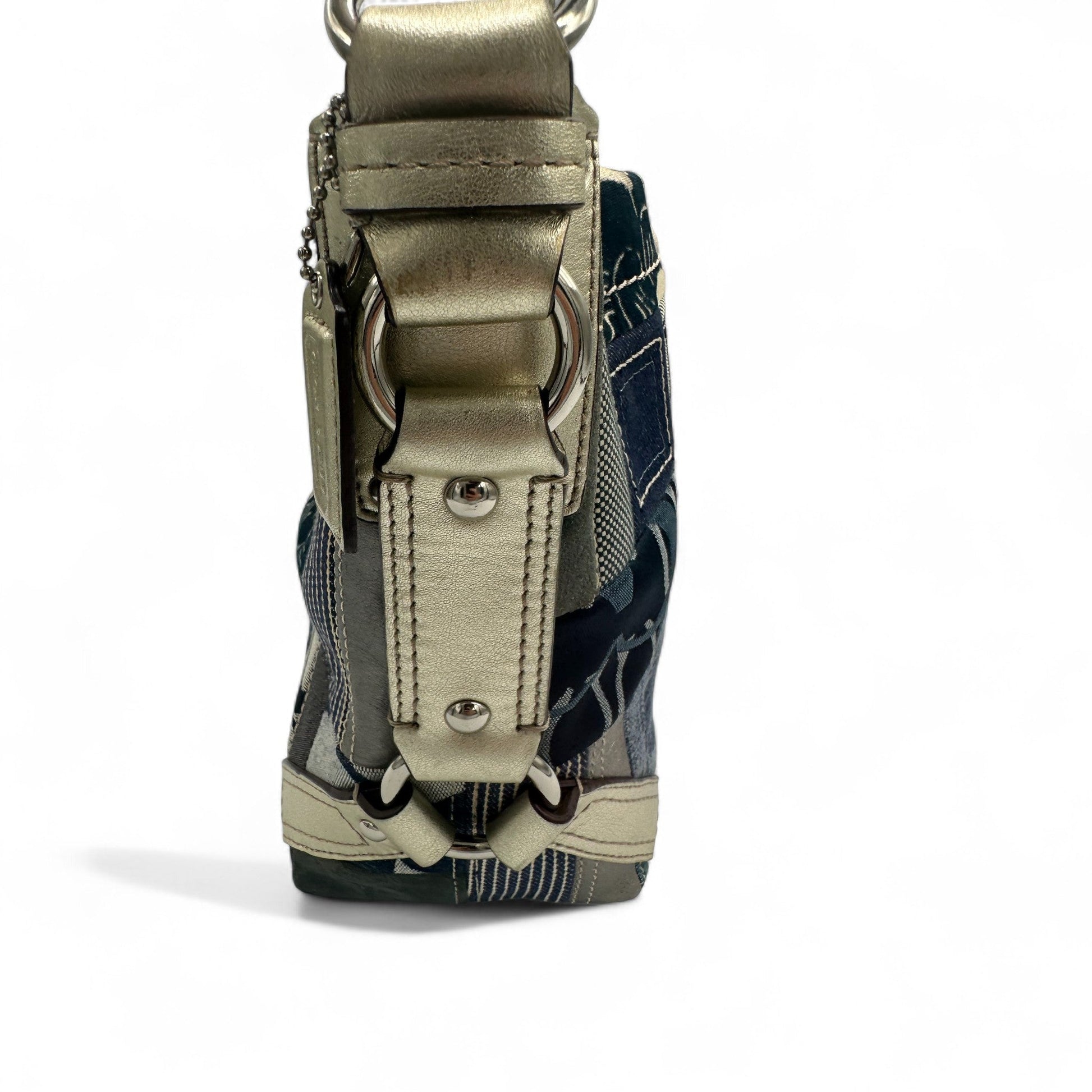 Vintage Coach F13720 Denim Patchwork Carly Shoulder Bag - Thanks it's Vintage