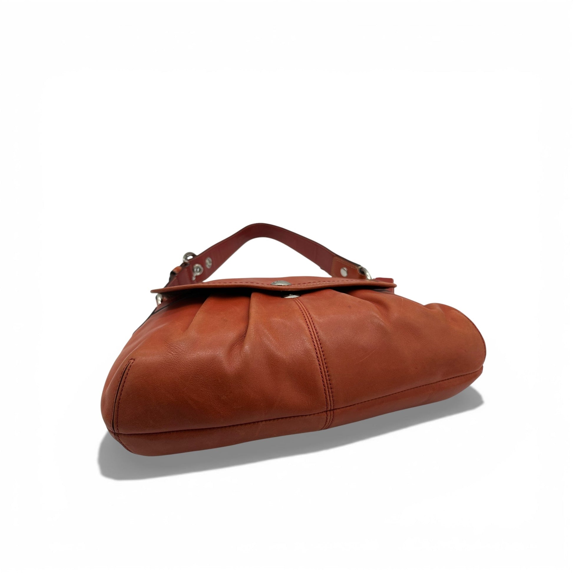 Vintage Coach F13729 Red Pink Flap Shoulder Bag - Thanks it's Vintage