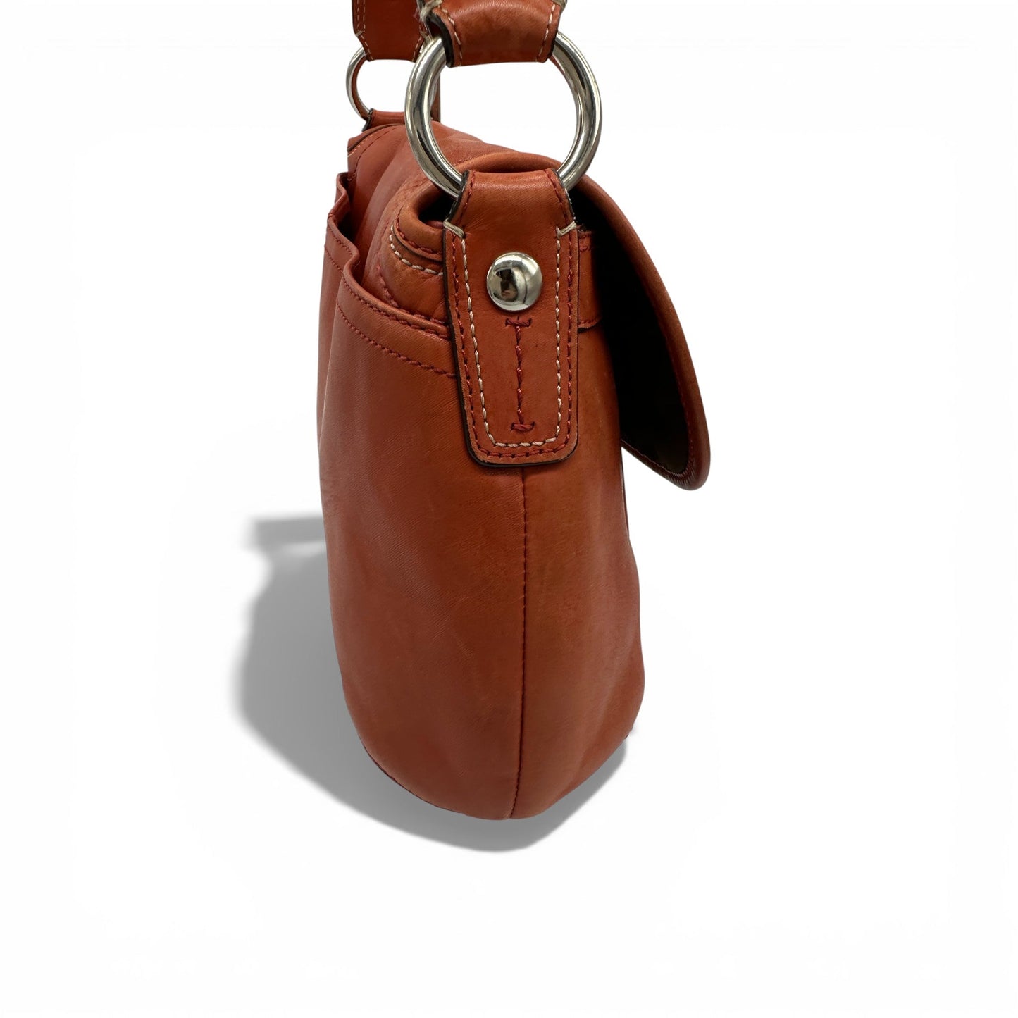 Vintage Coach F13729 Red Pink Flap Shoulder Bag - Thanks it's Vintage