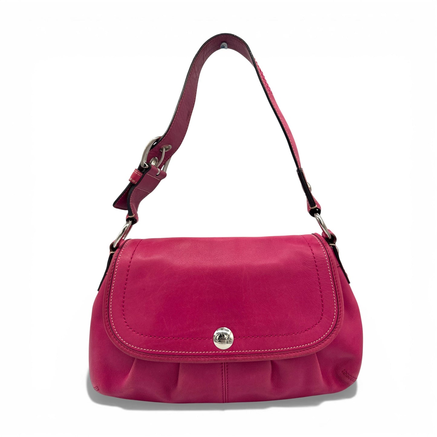 Vintage Coach F13729 Soho Pink Flap Shoulder Bag - Thanks it's Vintage