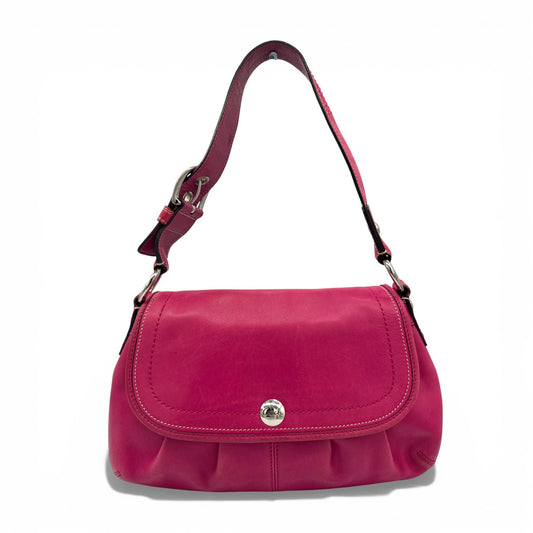 Vintage Coach F13729 Soho Pink Flap Shoulder Bag - Thanks it's Vintage