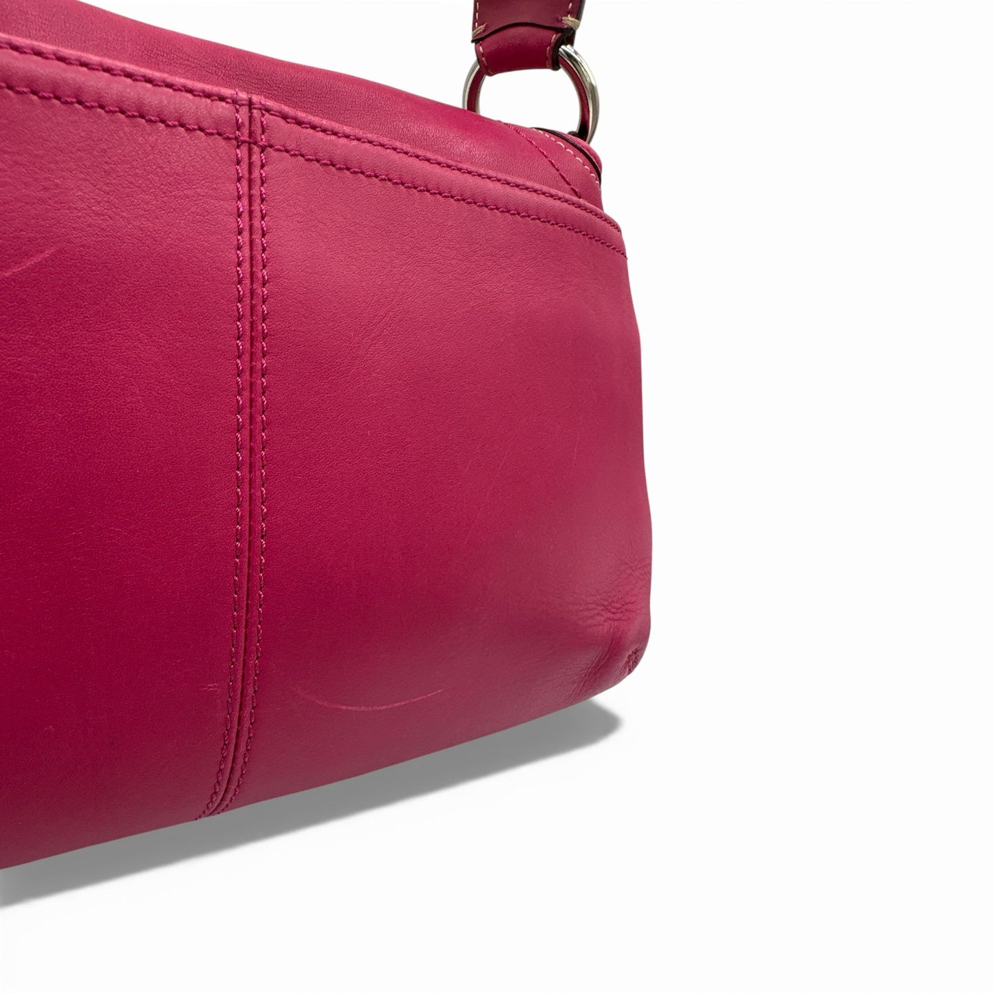 Vintage Coach F13729 Soho Pink Flap Shoulder Bag - Thanks it's Vintage