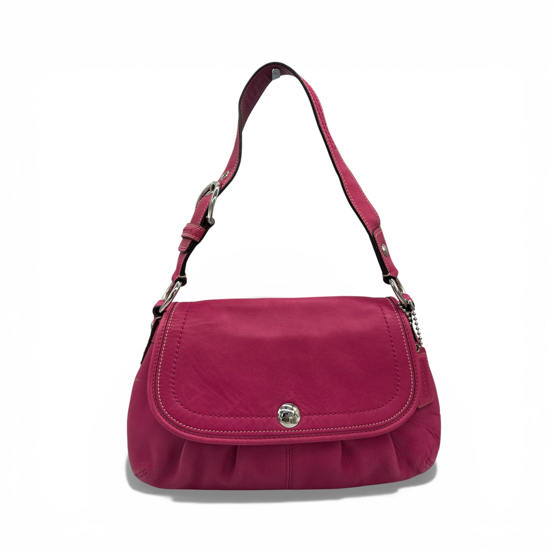 Vintage Coach F13729 Soho Pink Flap Shoulder Bag - Thanks it's Vintage