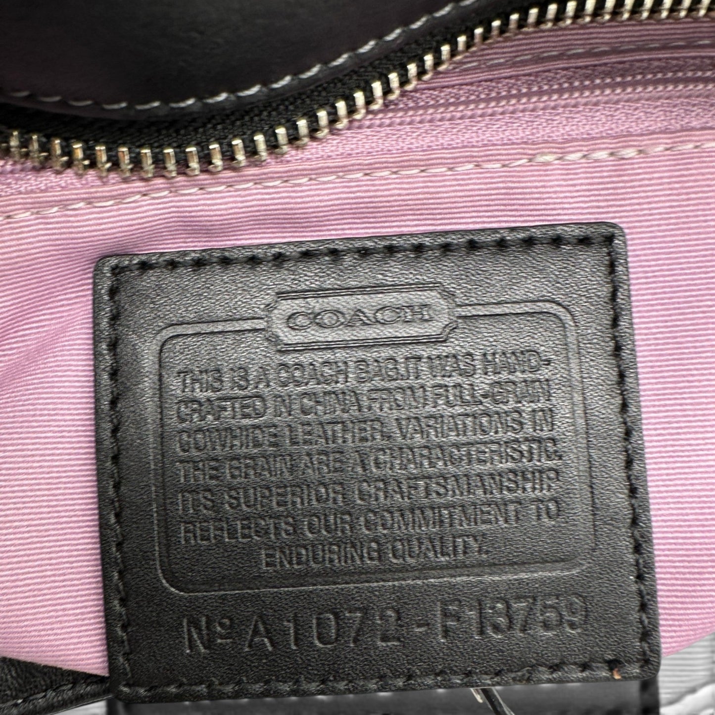 Vintage Coach F13759 Tote Shoulder Bag - Thanks it's Vintage