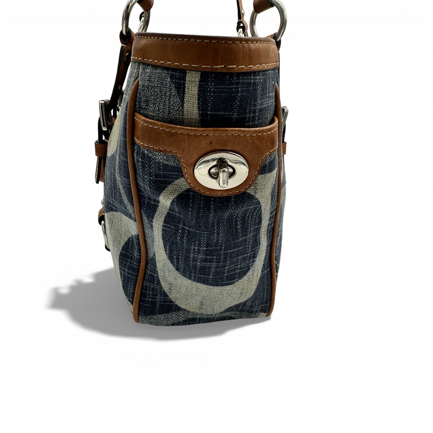 Vintage Coach F13810 Denim Tote Shoulder Bag - Thanks it's Vintage