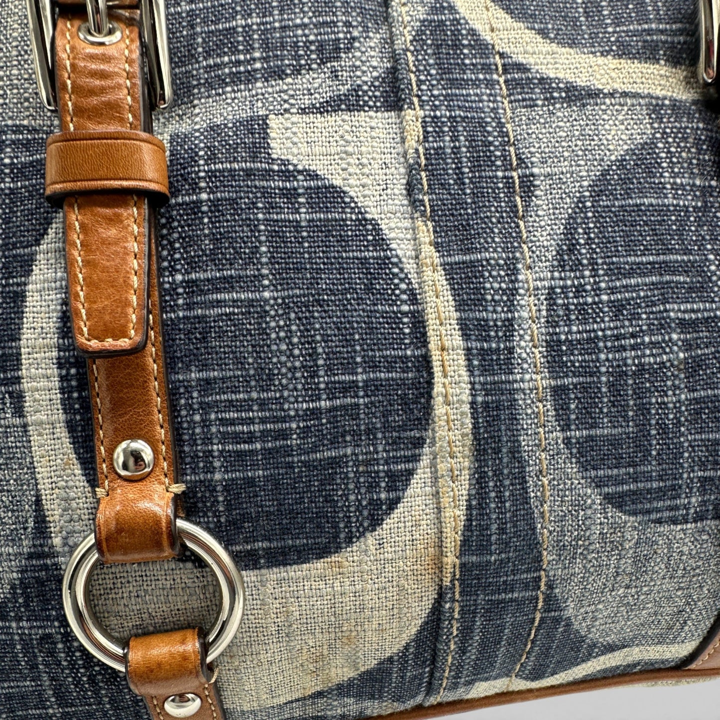 Vintage Coach F13810 Denim Tote Shoulder Bag - Thanks it's Vintage