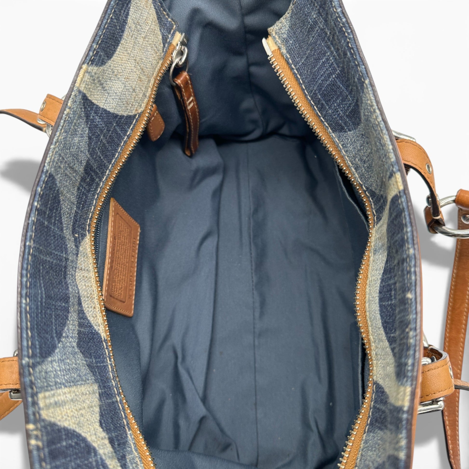 Vintage Coach F13810 Denim Tote Shoulder Bag - Thanks it's Vintage