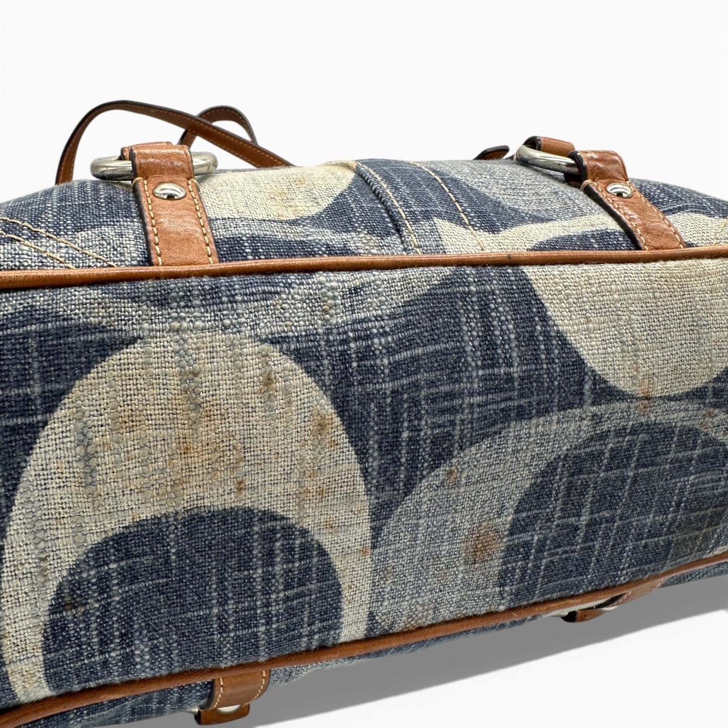 Vintage Coach F13810 Denim Tote Shoulder Bag - Thanks it's Vintage