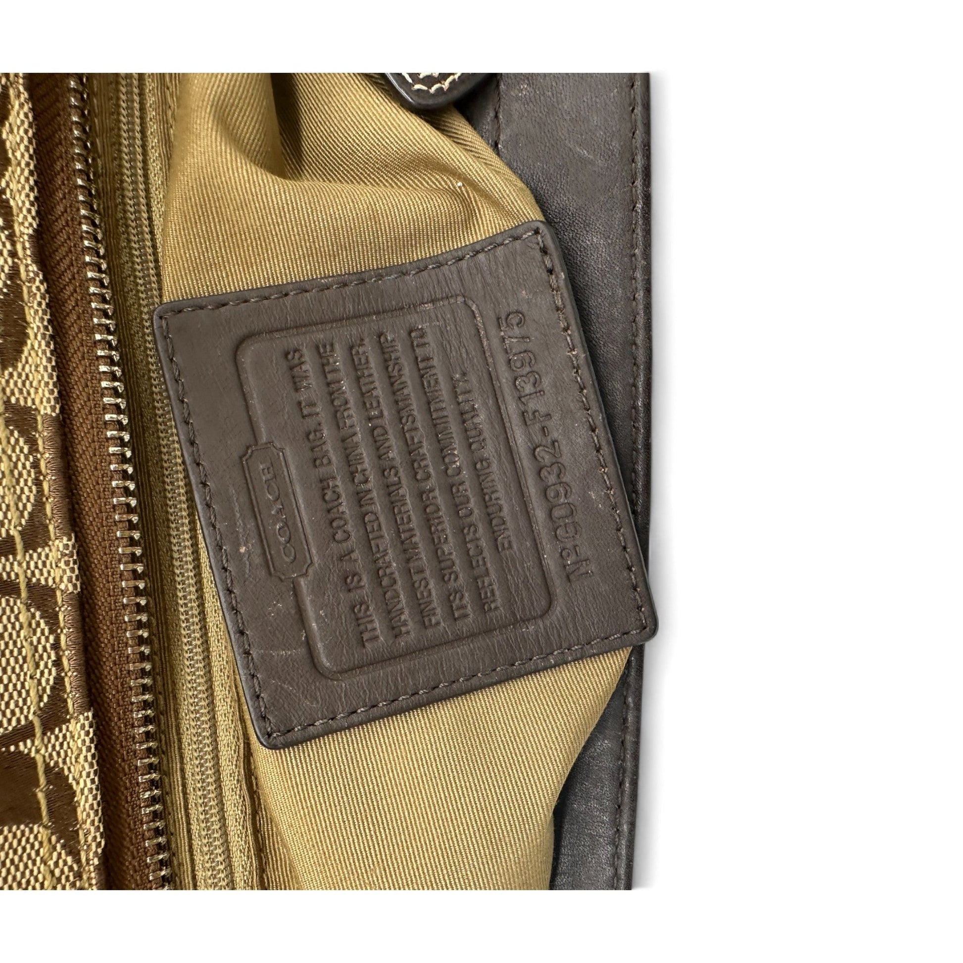 Vintage Coach F13975 Hamptons Carryall Shoulder Bag - Thanks it's Vintage