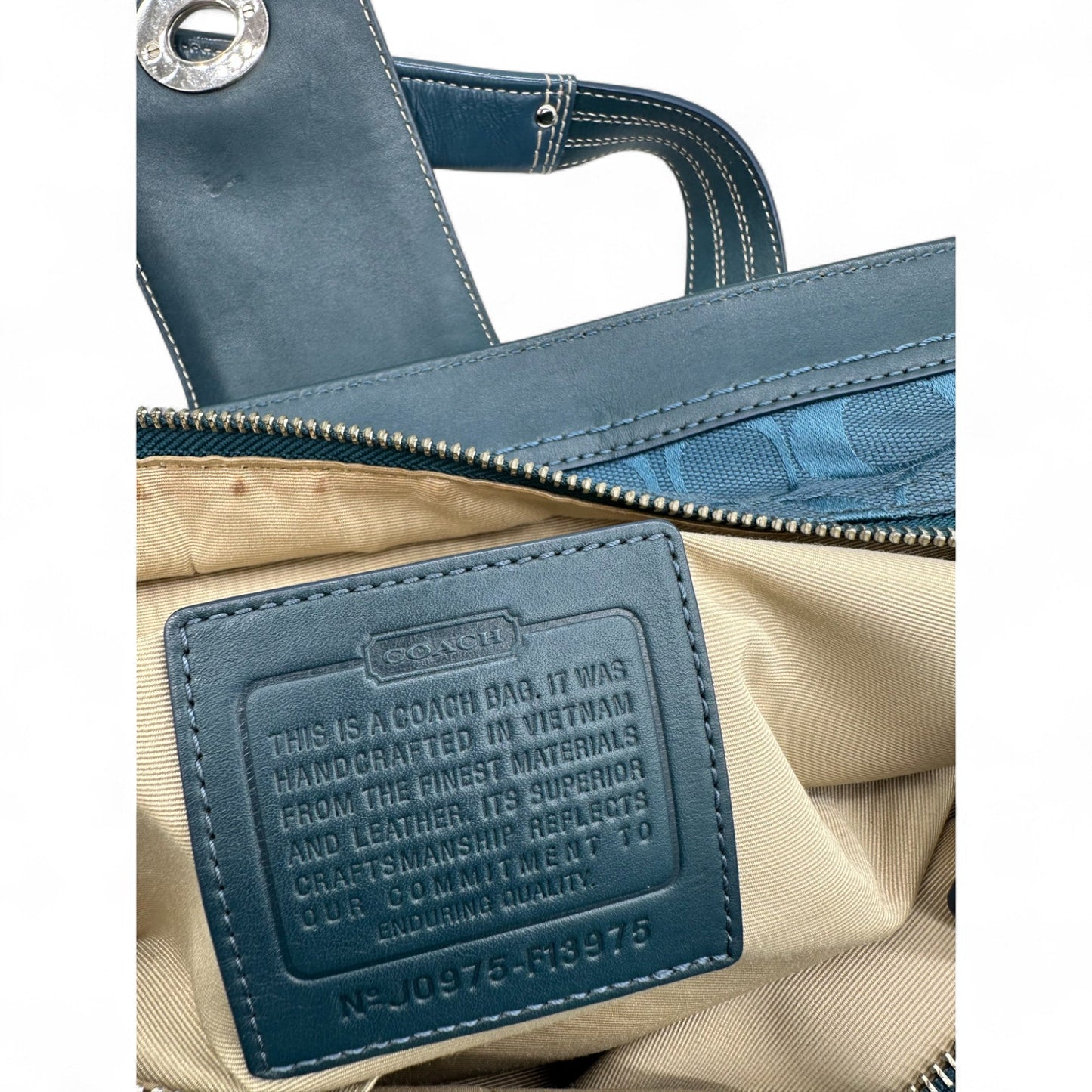 Vintage Coach F13975 Hamptons Carryall Shoulder Bag - Thanks it's Vintage