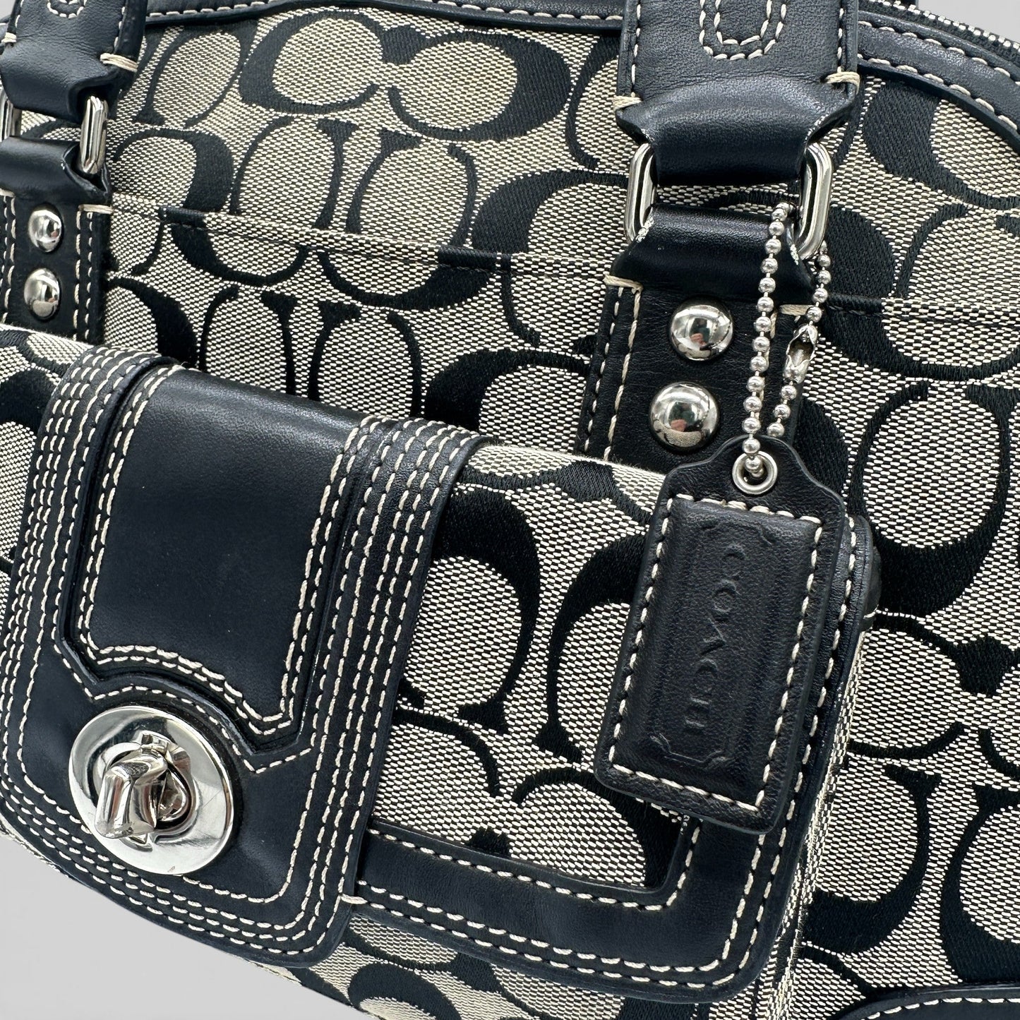 Vintage Coach F13977 Miranda Turnlock Handbag - Thanks it's Vintage