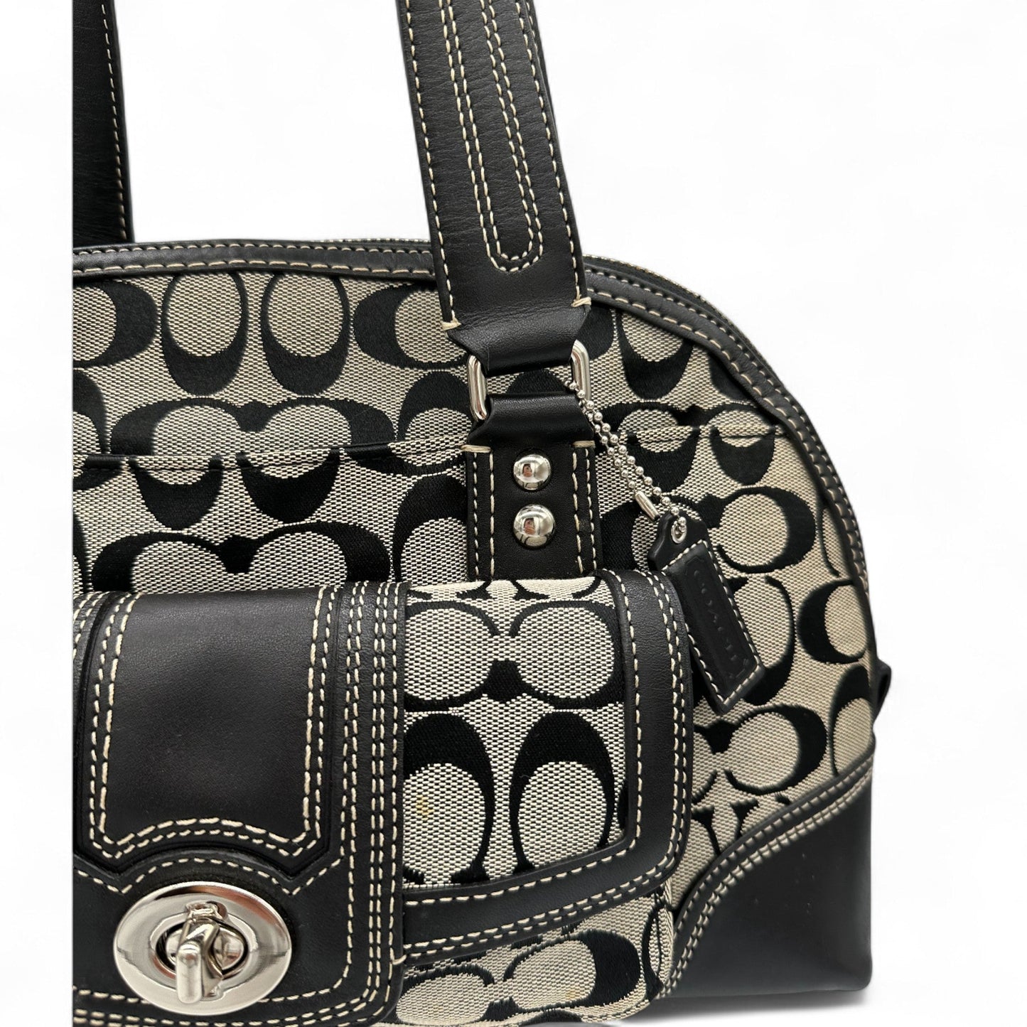 Vintage Coach F13977 Miranda Turnlock Handbag - Thanks it's Vintage