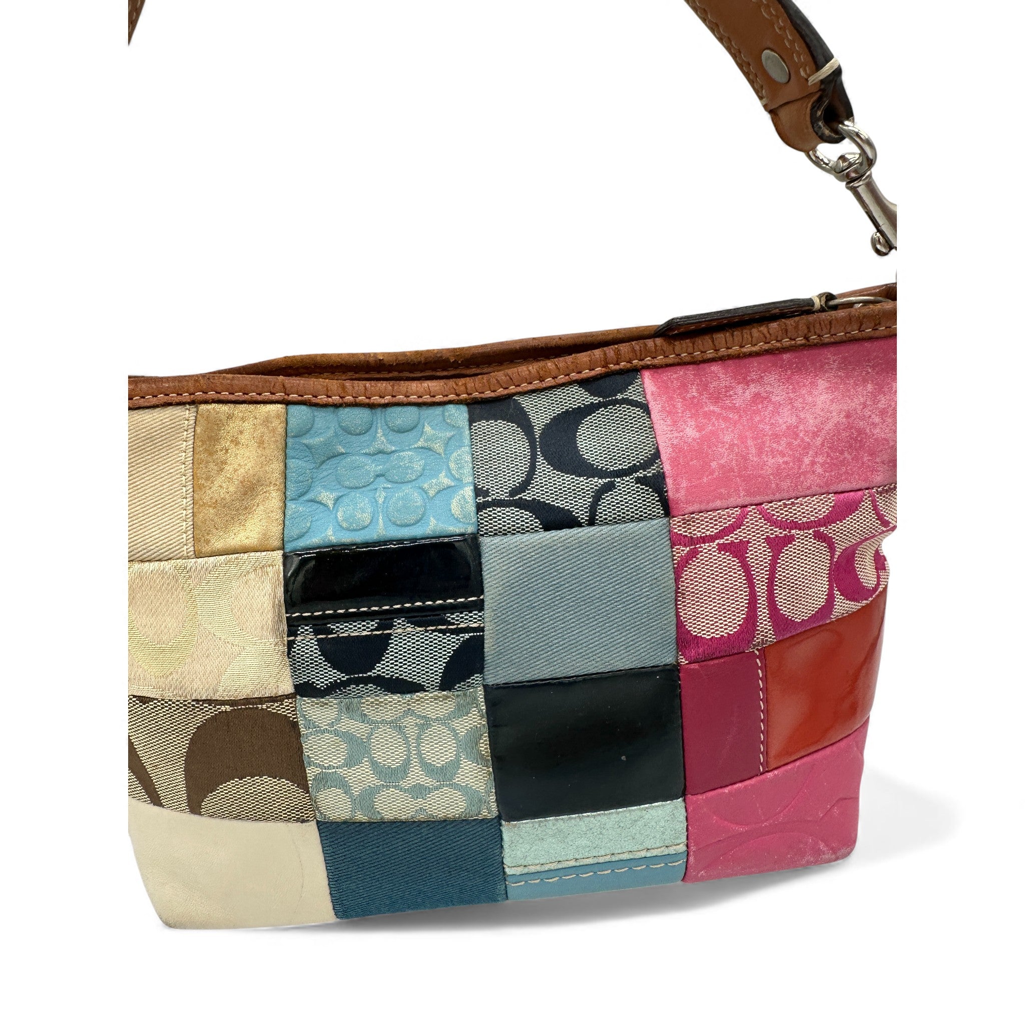 美品✨ Coach Patchwork Shoulder Bag vintage Vintage Coach F14652 Patchwork Shoulder Bag – Thanks it's Vintage
