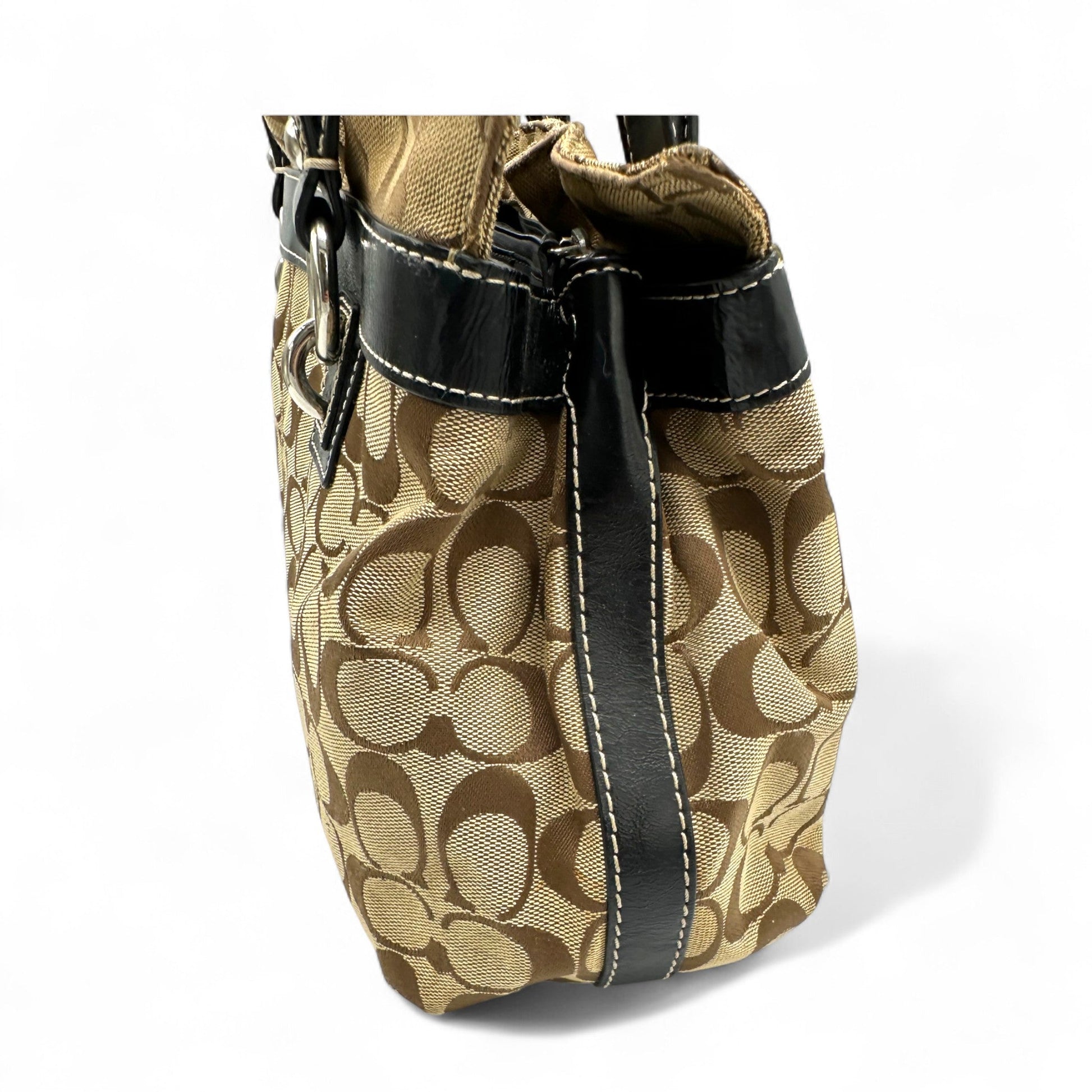 Vintage Coach F14692 Signature Monogram Tote Shoulder Bag - Thanks it's Vintage