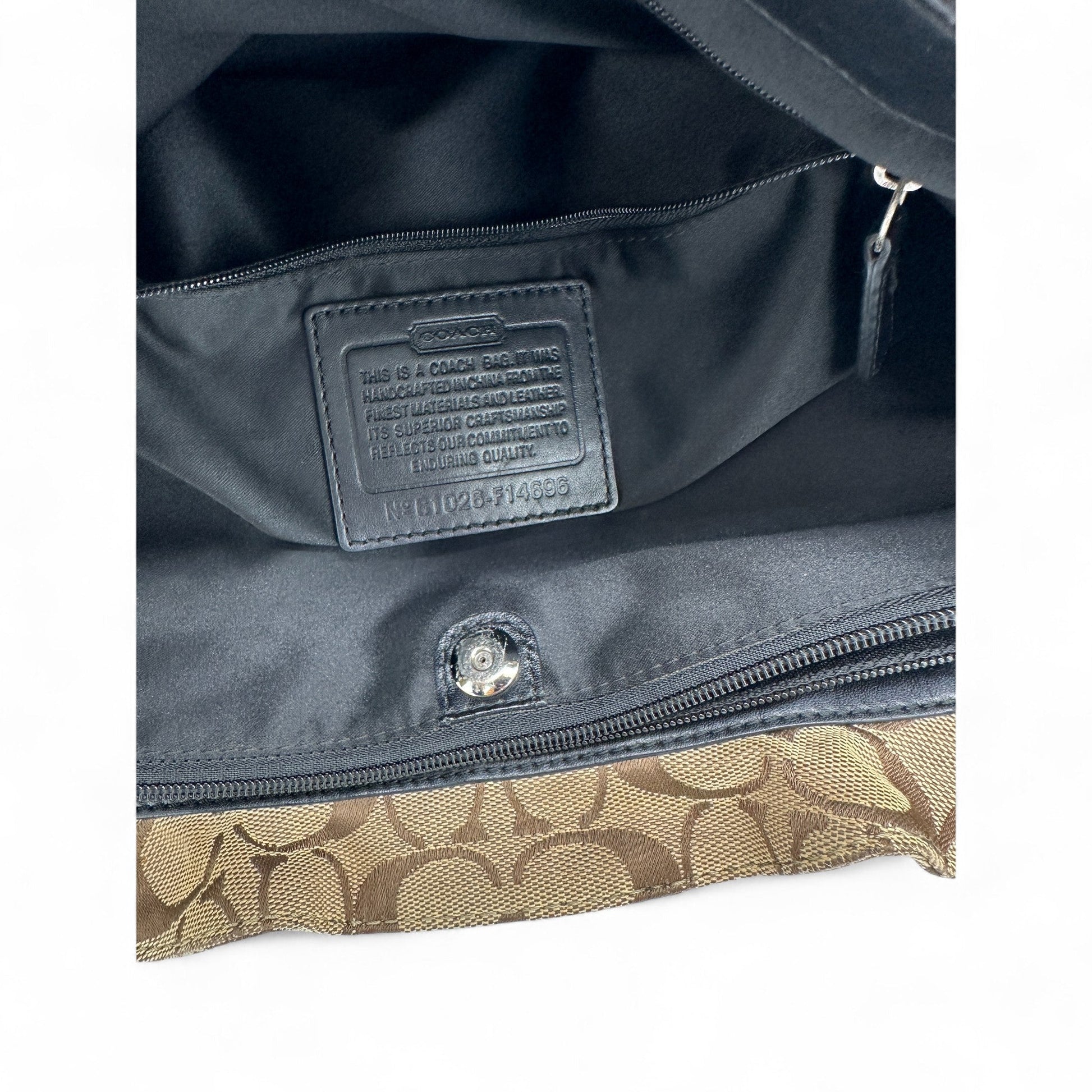 Vintage Coach F14692 Signature Monogram Tote Shoulder Bag - Thanks it's Vintage