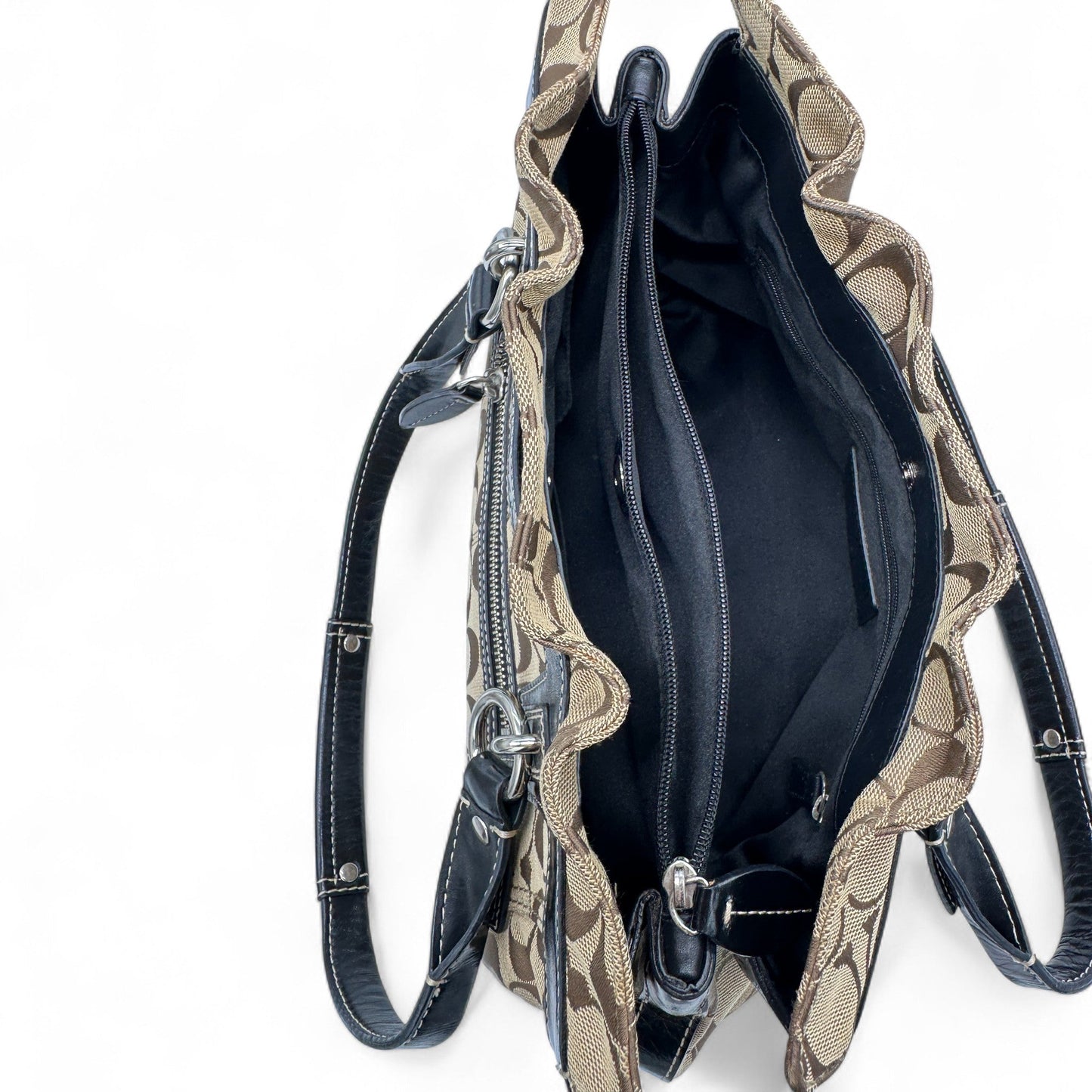 Vintage Coach F14692 Signature Monogram Tote Shoulder Bag - Thanks it's Vintage