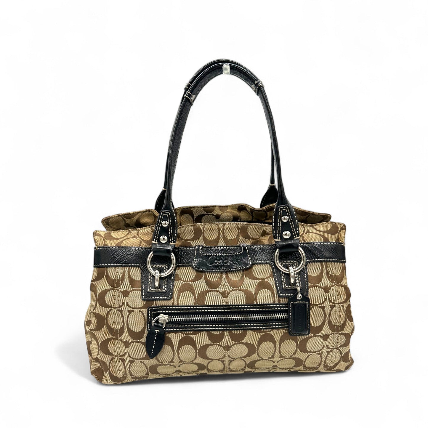 Vintage Coach F14692 Signature Monogram Tote Shoulder Bag - Thanks it's Vintage