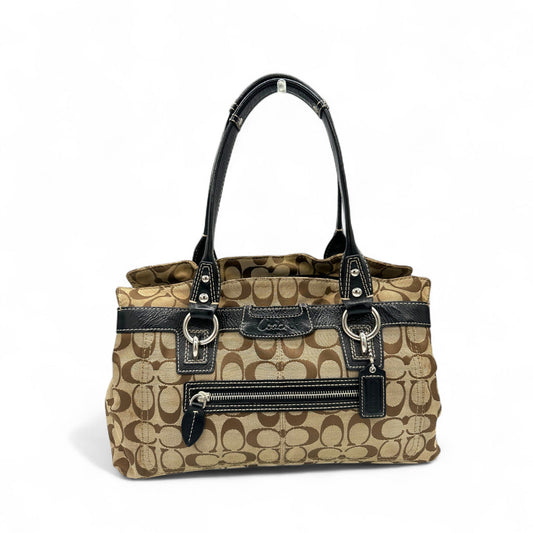 Vintage Coach F14692 Signature Monogram Tote Shoulder Bag - Thanks it's Vintage