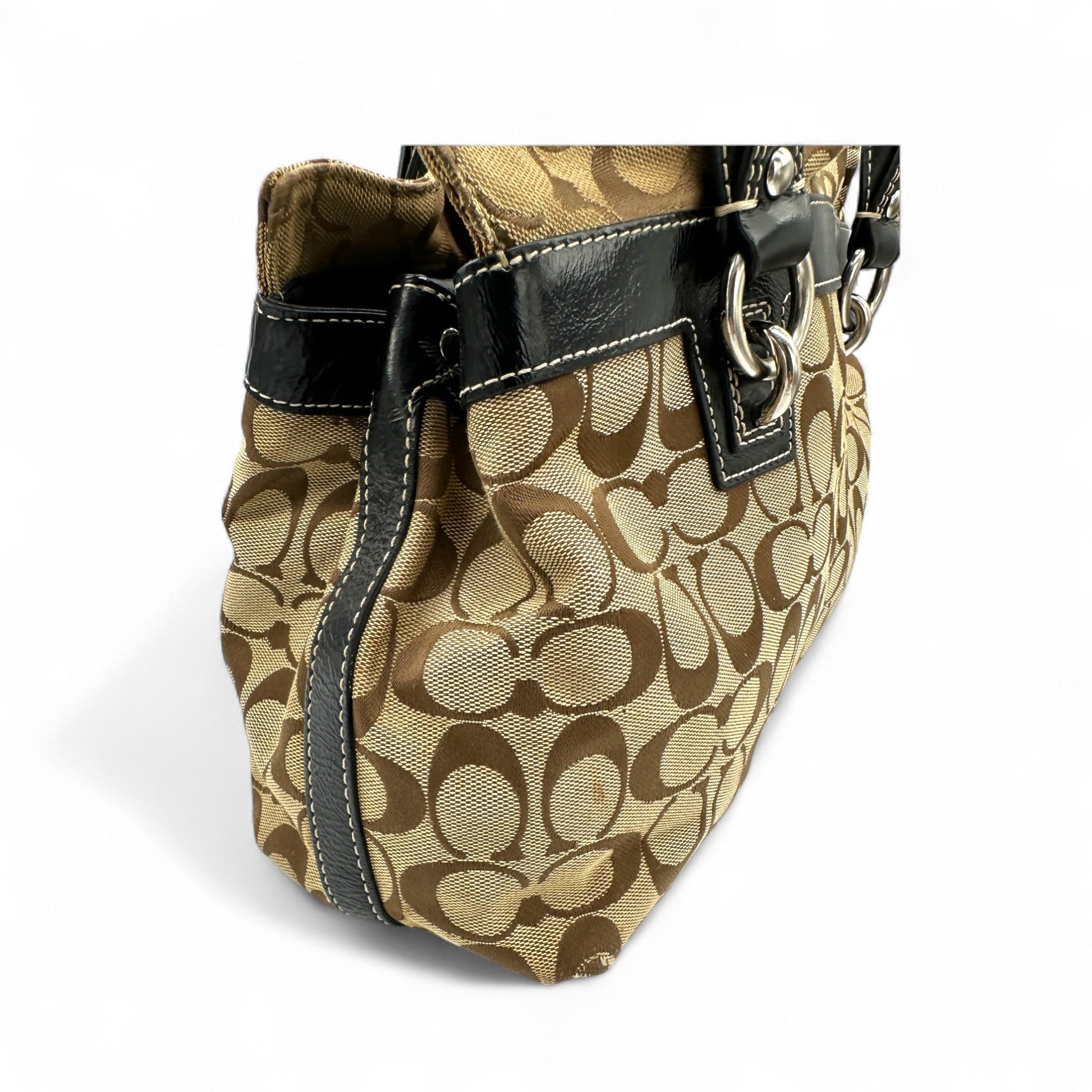 Vintage Coach F14692 Signature Monogram Tote Shoulder Bag - Thanks it's Vintage