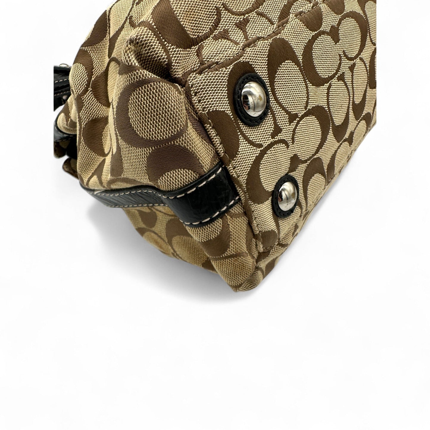 Vintage Coach F14692 Signature Monogram Tote Shoulder Bag - Thanks it's Vintage