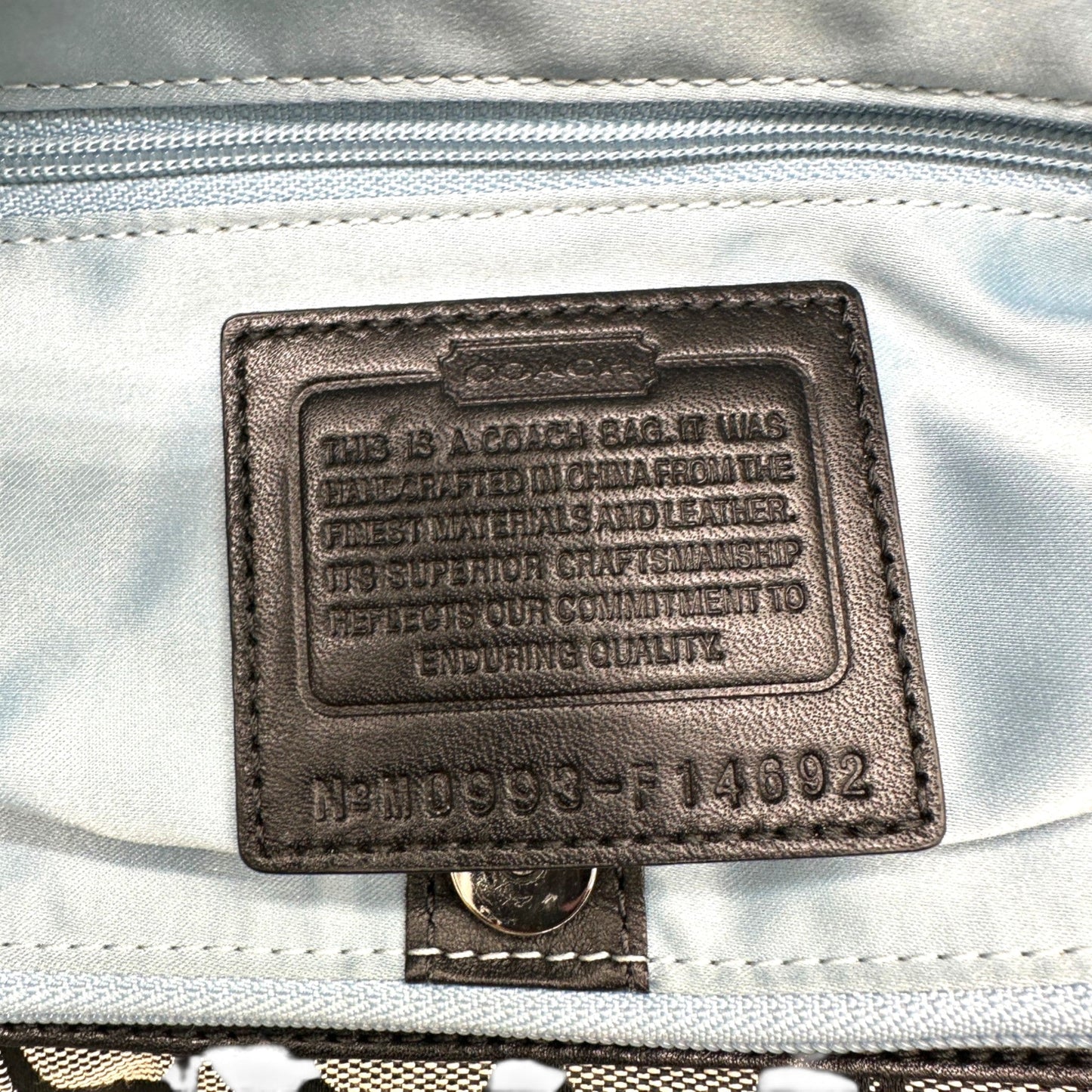 Vintage Coach F14692 Tote Shoulder Bag - Thanks it's Vintage