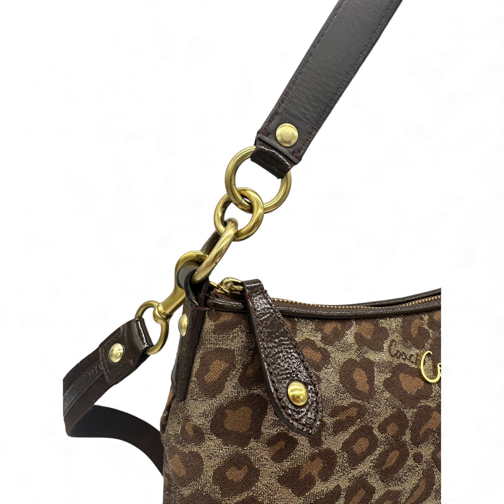 Vintage Coach F15521 Leopard Print Shoulder Bag - Thanks it's Vintage