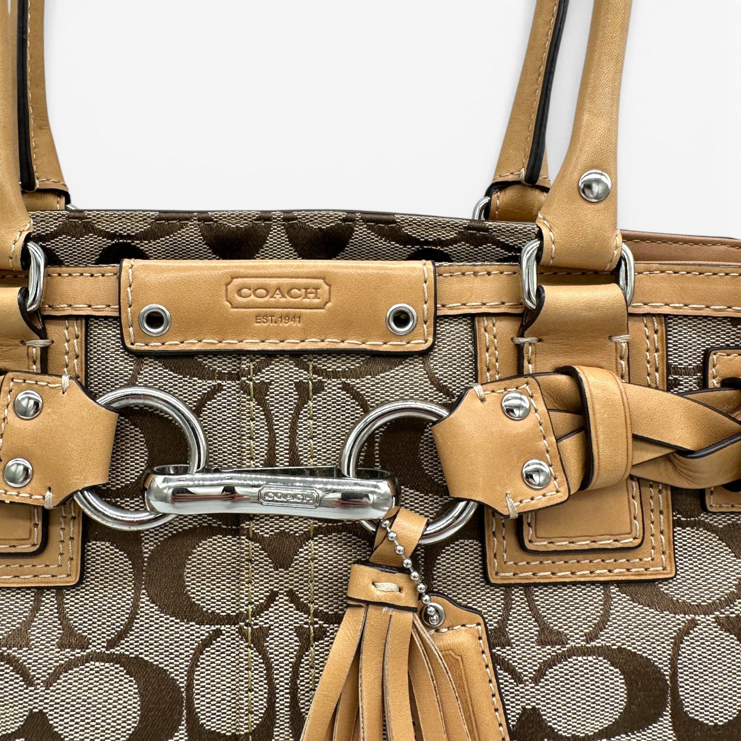 Vintage Coach F15665 Hampton Clip Handbag - Thanks it's Vintage