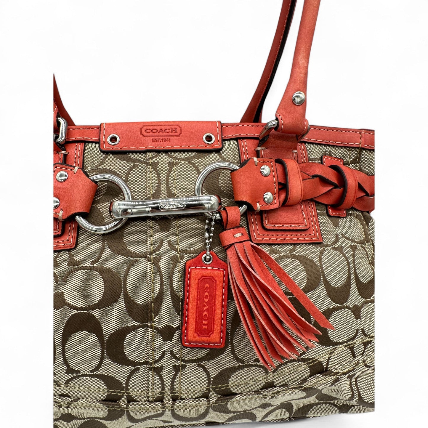 Vintage Coach F15665 Hampton Clip Handbag - Thanks it's Vintage