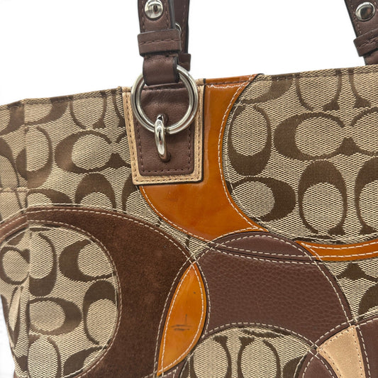 Vintage Coach F17182 Patchwork Tote Handbag - Thanks it's Vintage