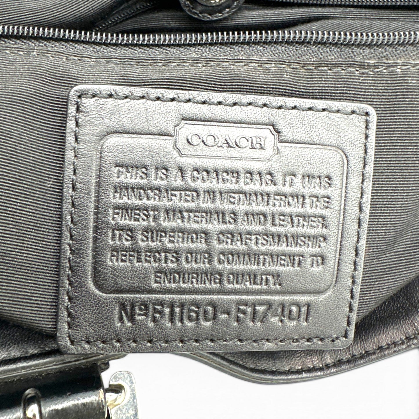 Vintage Coach F17401 Tote Shoulder Bag - Thanks it's Vintage