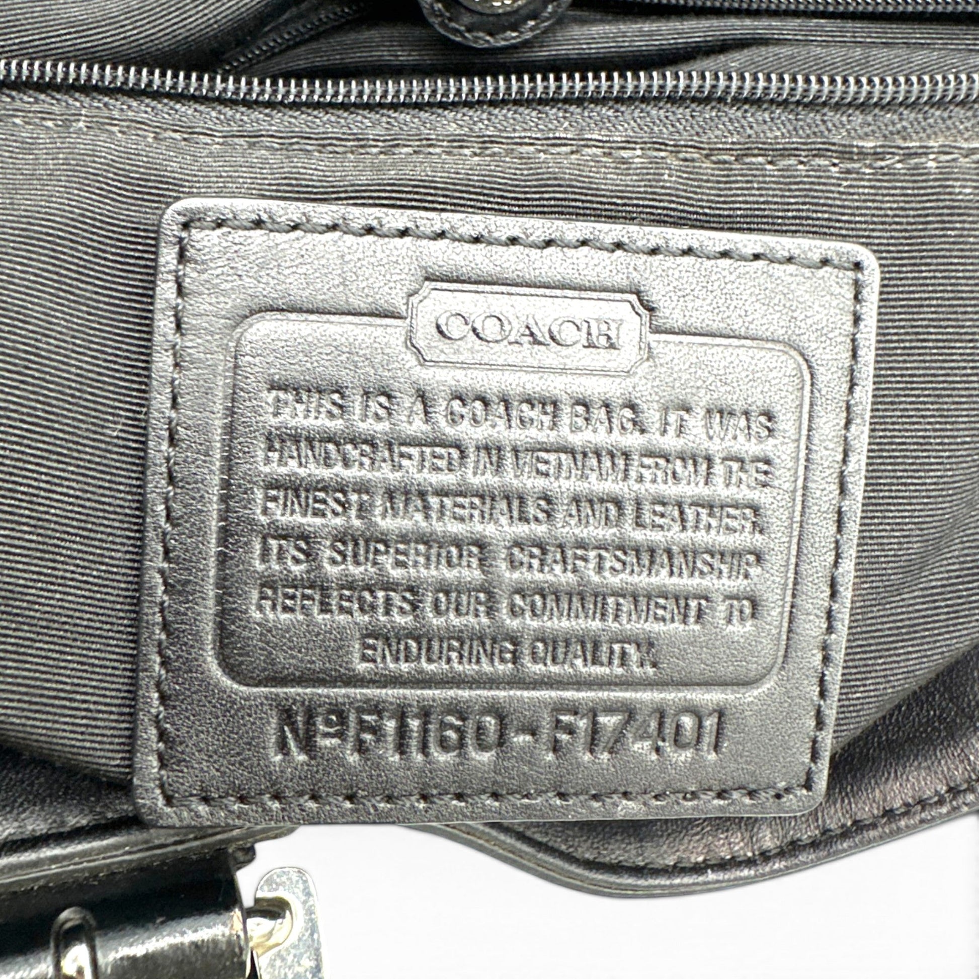 Vintage Coach F17401 Tote Shoulder Bag - Thanks it's Vintage