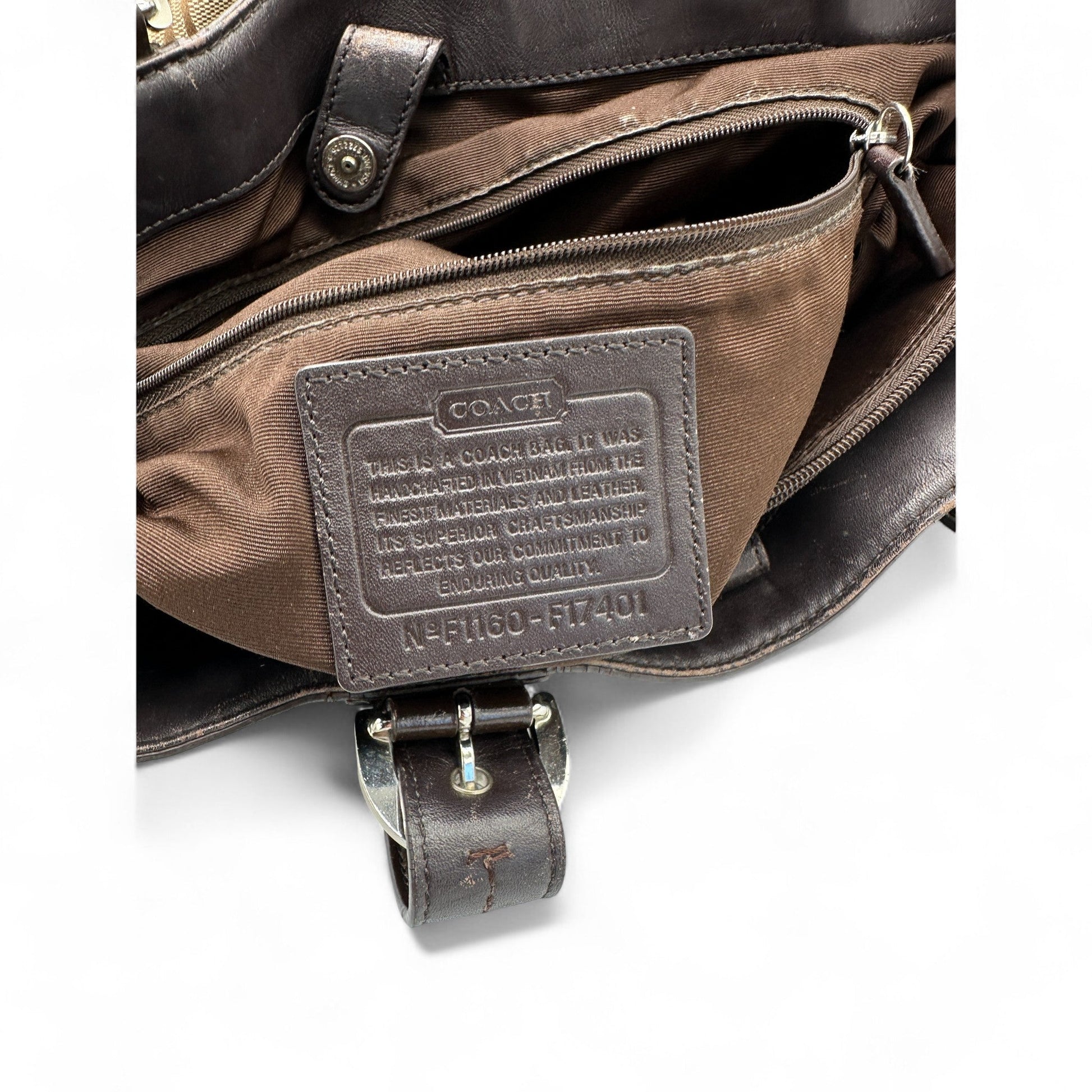 Vintage Coach F17401 Tote Shoulder Bag - Thanks it's Vintage