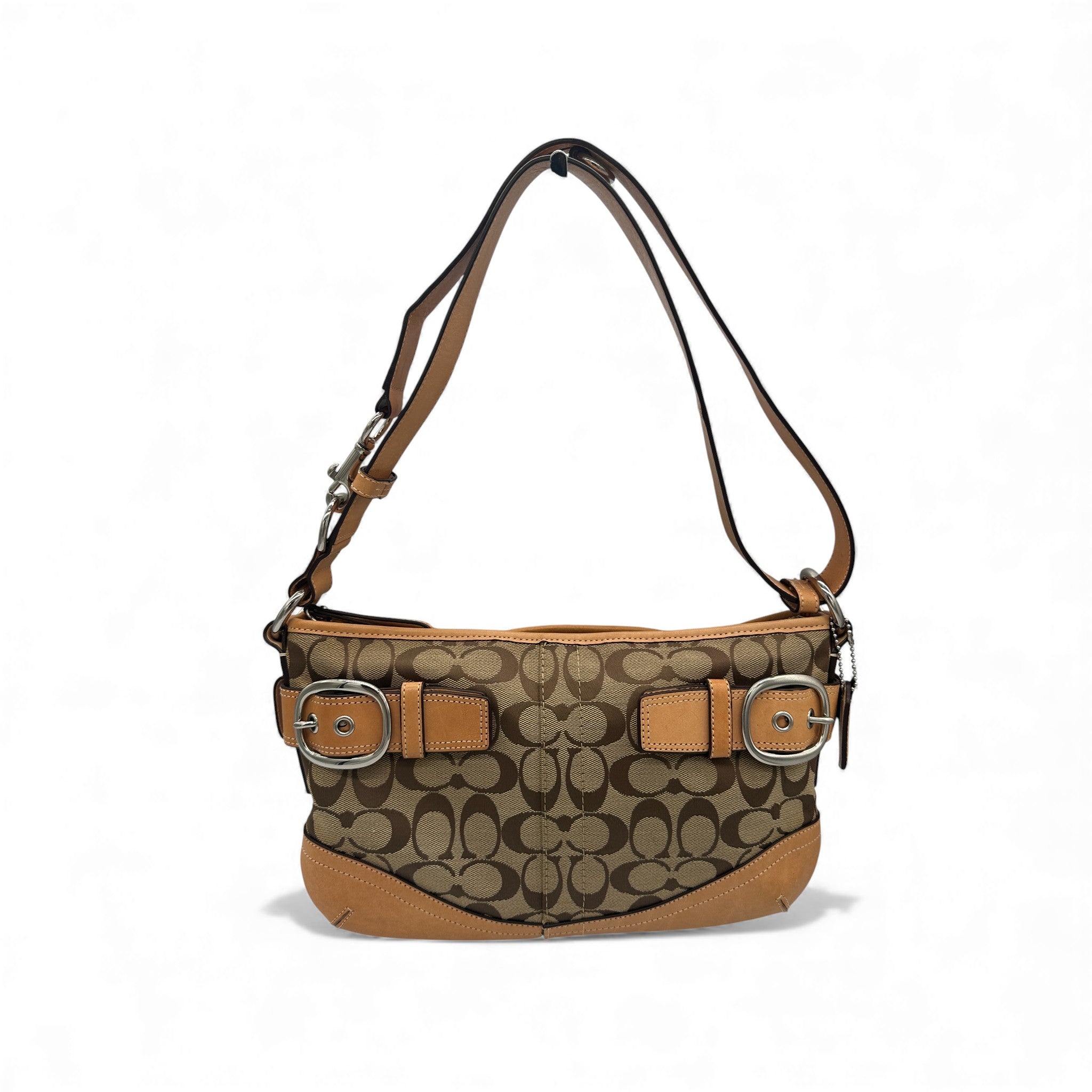 Vintage Coach F19683 Double Buckle Shoulder Bag – Thanks it's Vintage