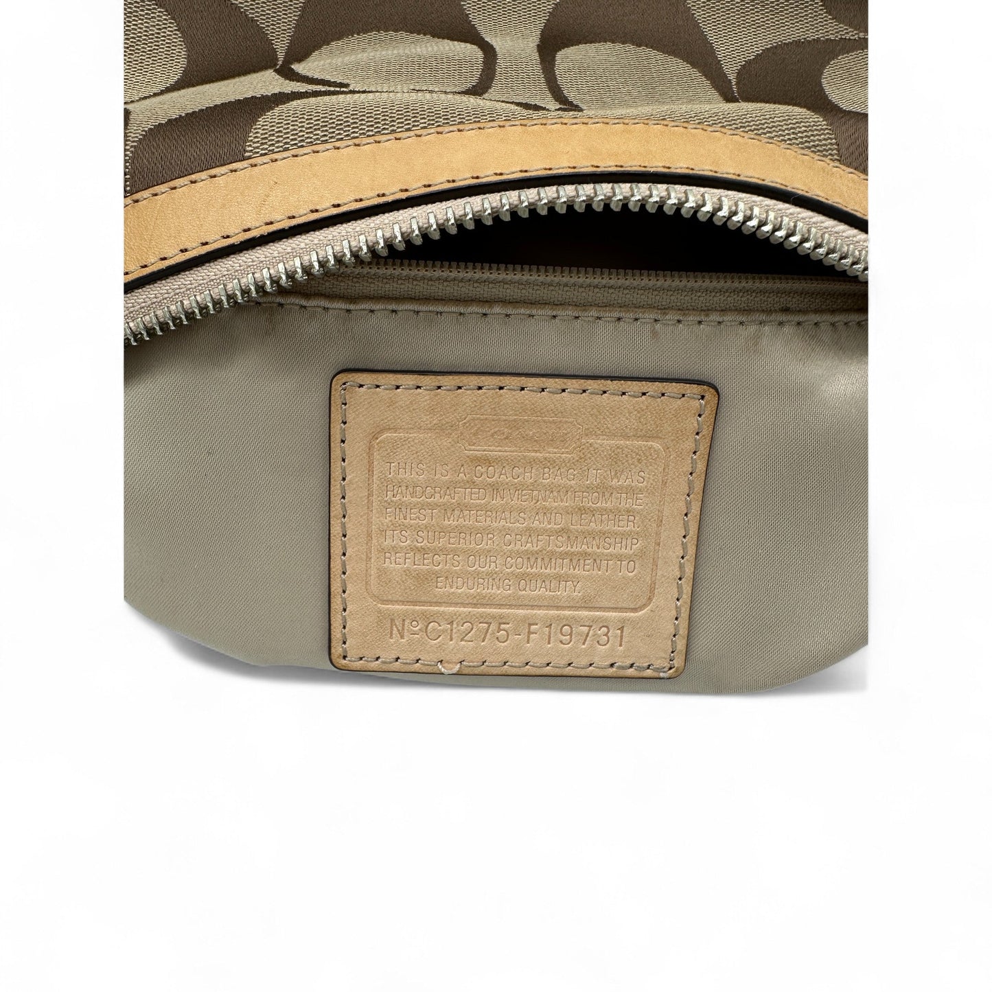 Vintage Coach F19731 Brown Monogram Shoulder Bag - Thanks it's Vintage