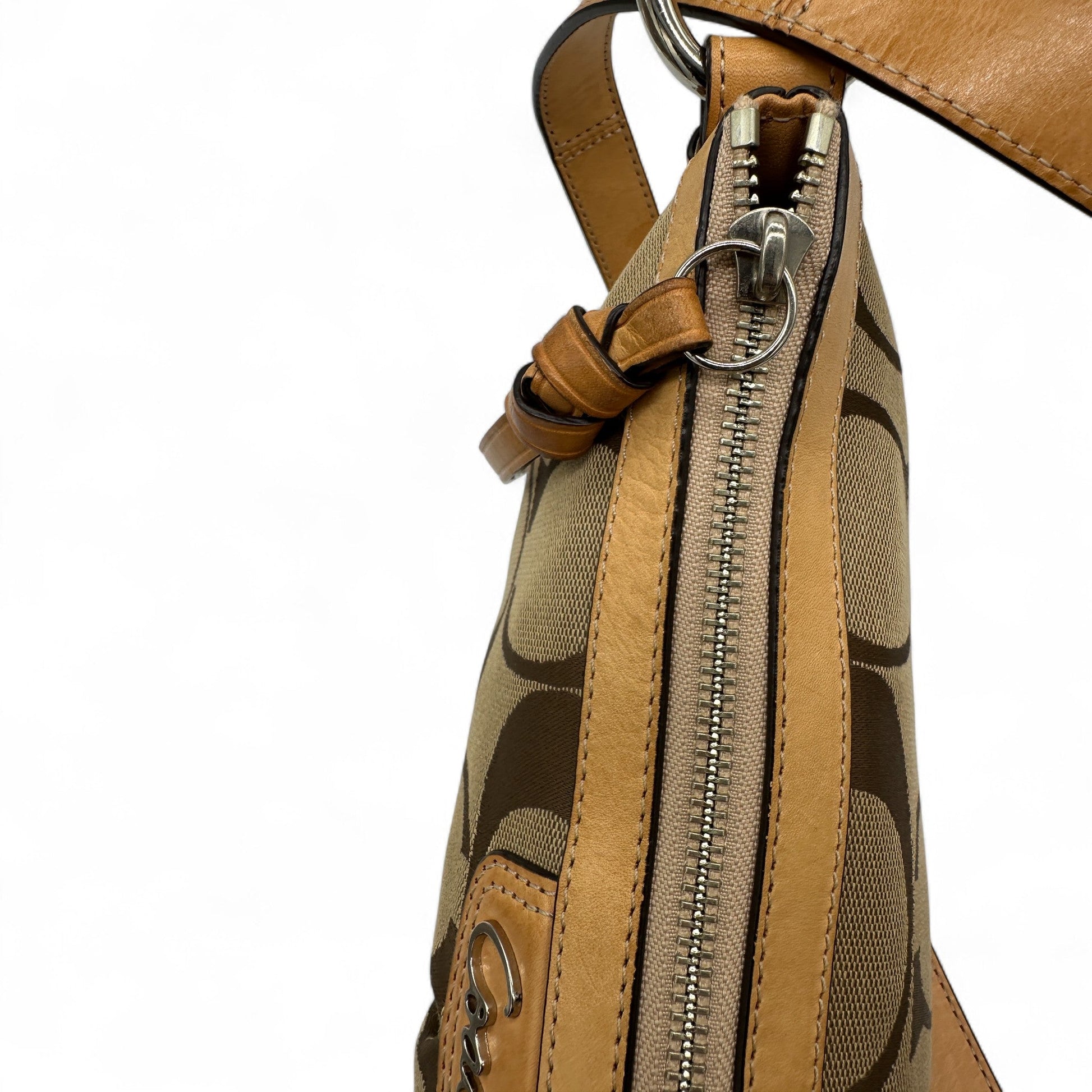 Vintage Coach F19731 Brown Monogram Shoulder Bag - Thanks it's Vintage