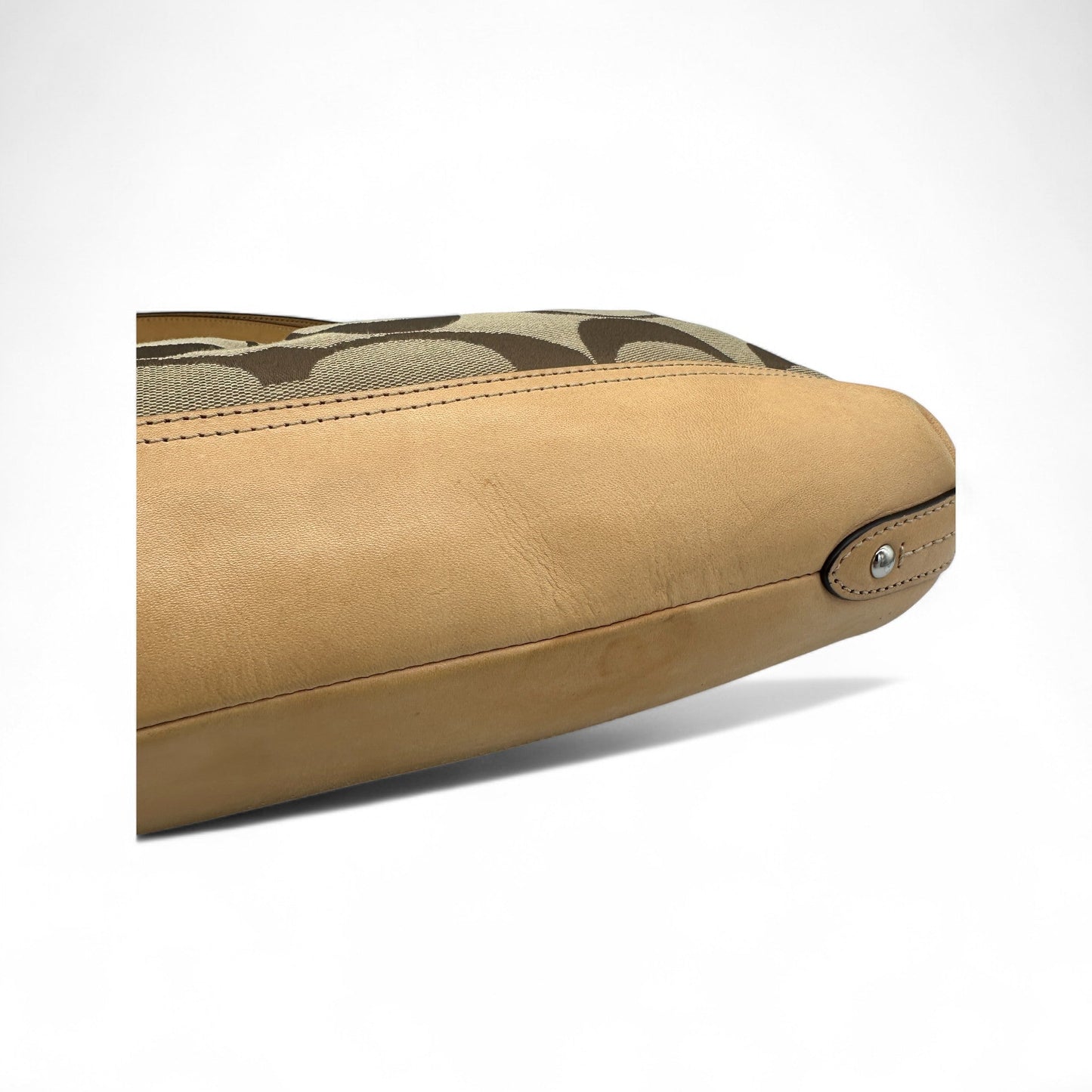 Vintage Coach F19731 Brown Monogram Shoulder Bag - Thanks it's Vintage