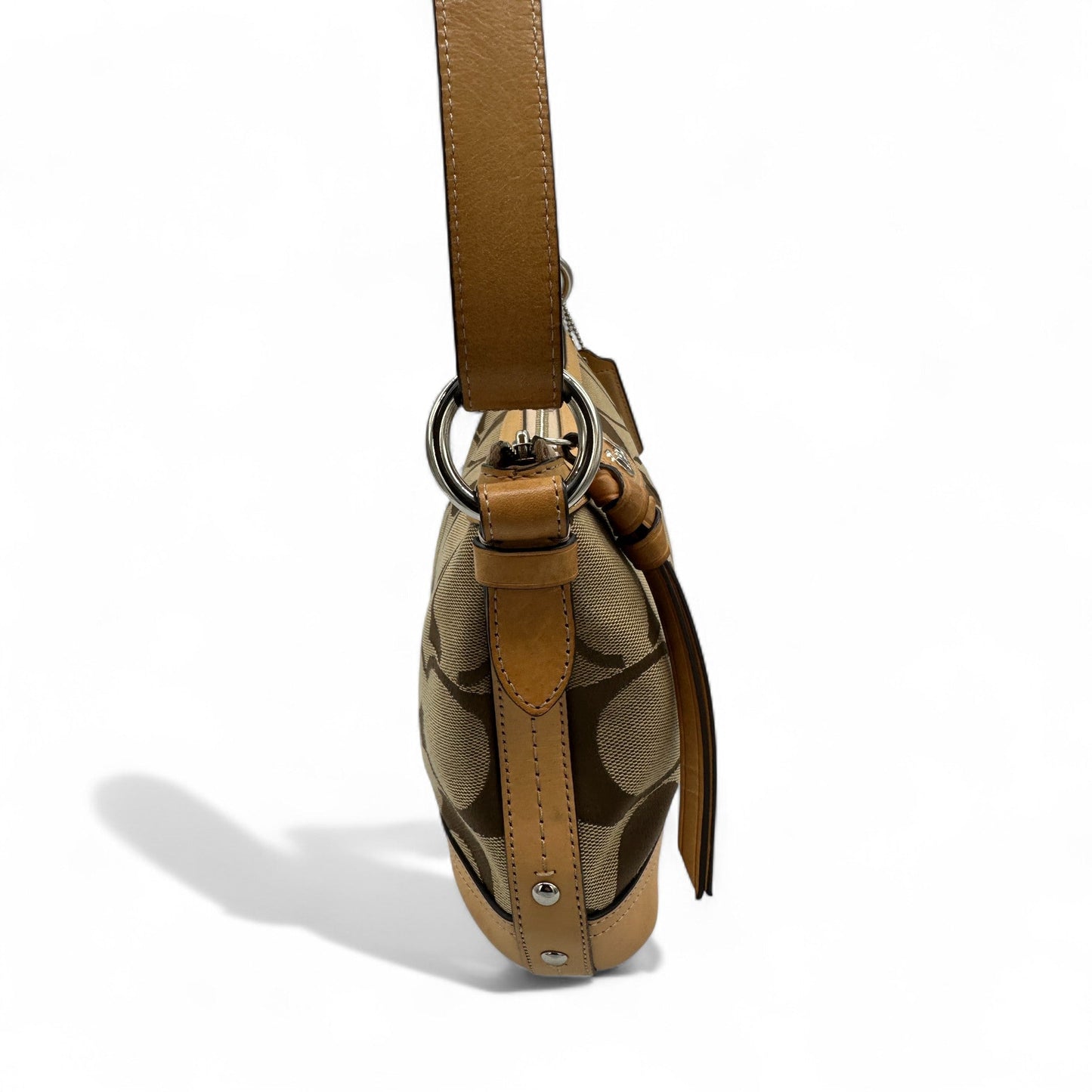 Vintage Coach F19731 Brown Monogram Shoulder Bag - Thanks it's Vintage